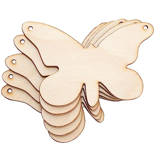 Creative Deco Papillon bois 8,9x5,8 cm lot 10 à peindre