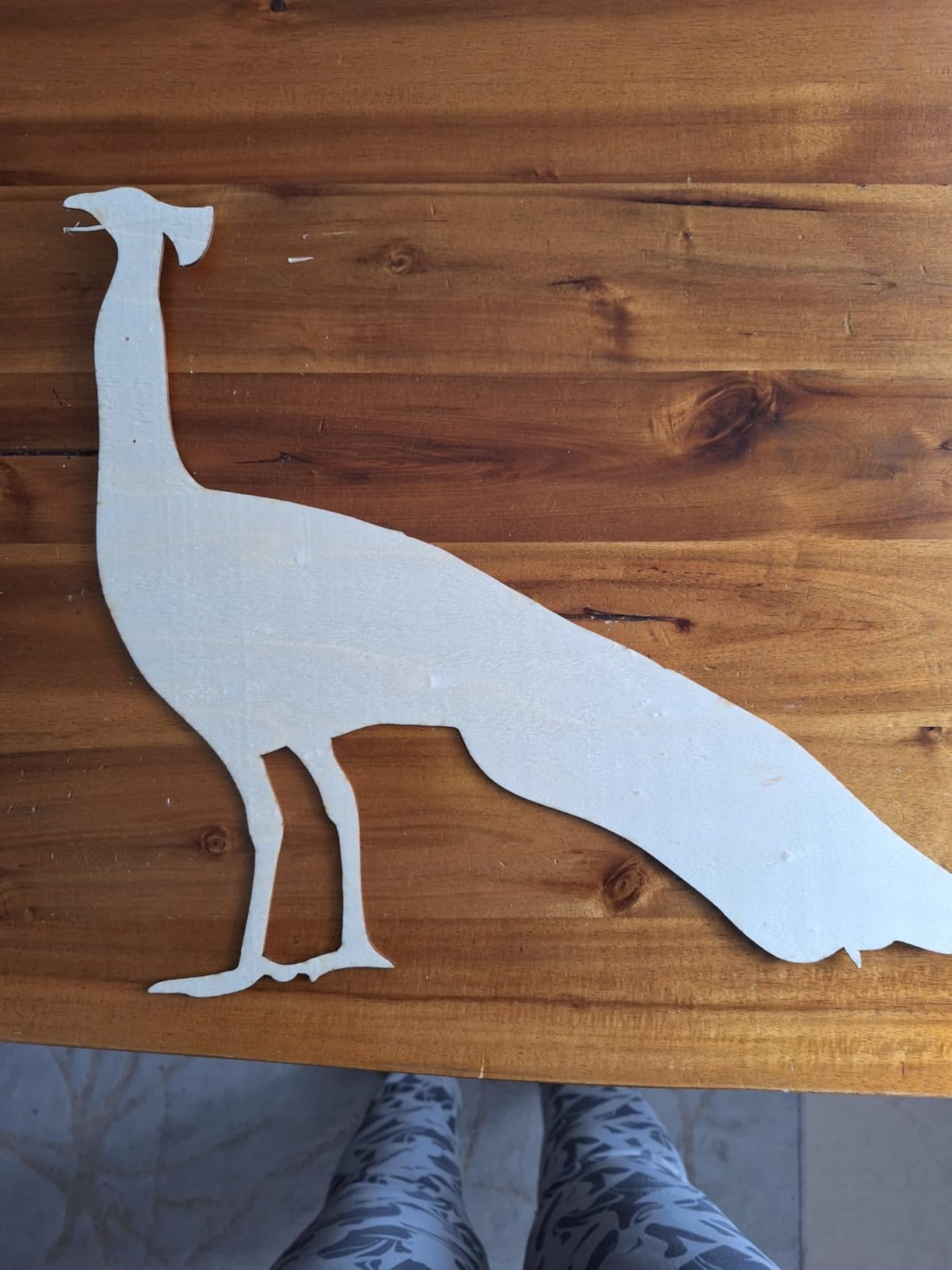 Creative Deco animal bois cerf 3mm à peindre déco