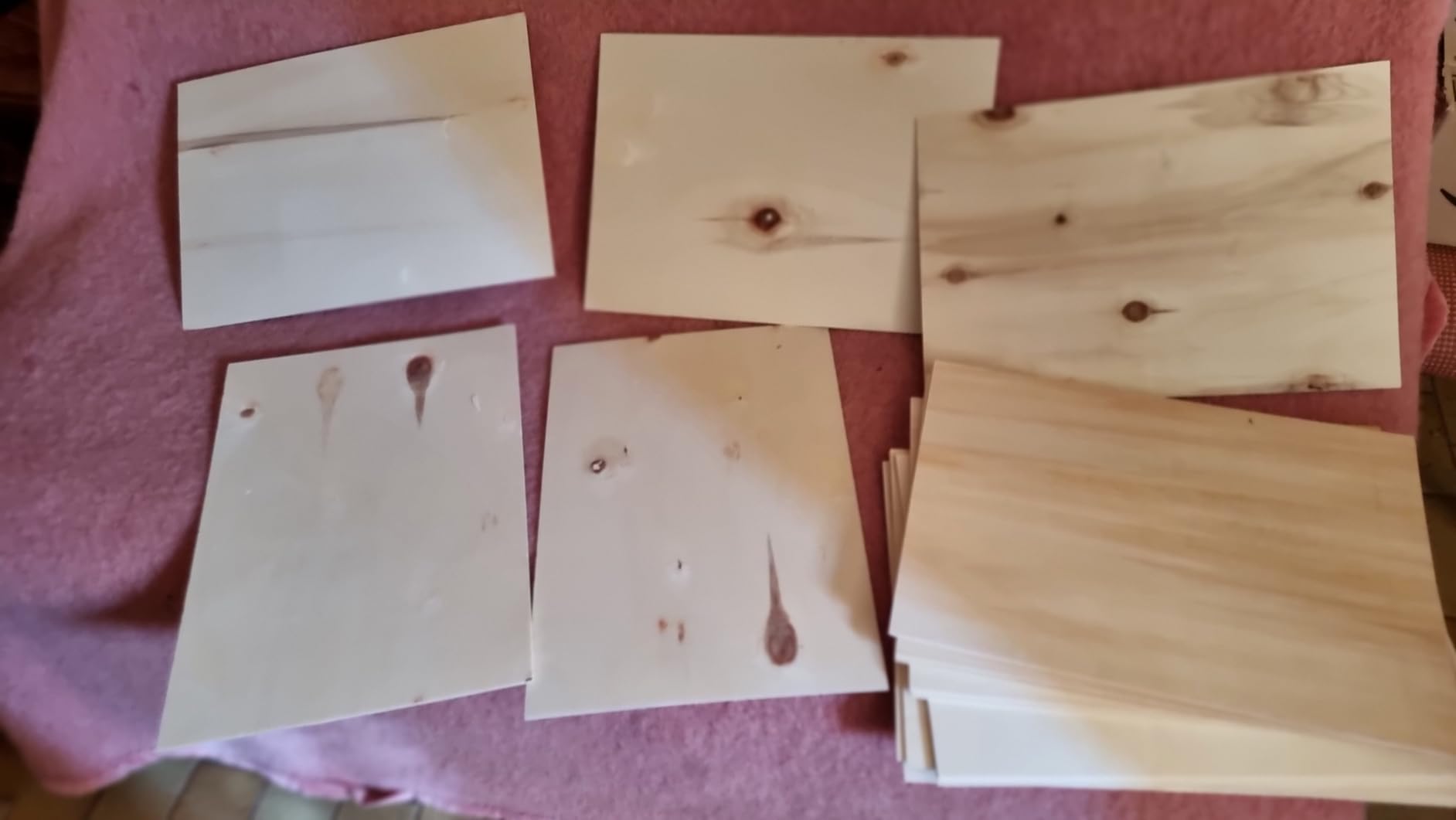 Creative Deco Contreplaqué A5 3mm planche 148x210 lot 10