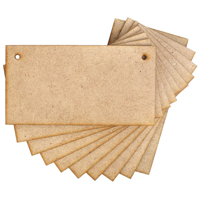 Creative Deco Plaques MDF Rectangulaires 15x8 cm Lot 10 à Peindre