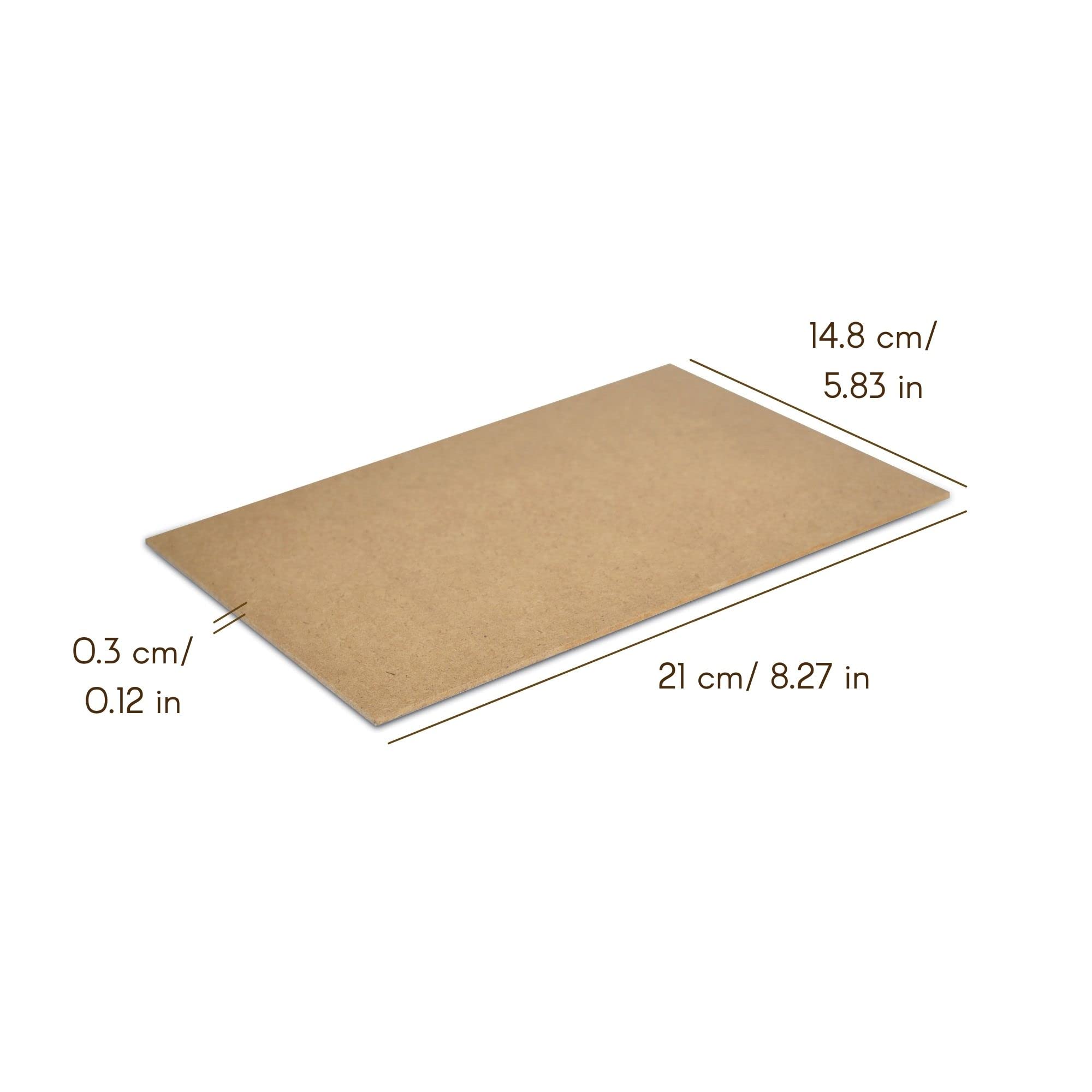 Creative Deco Plywood Panneau MDF A5 148x210 mm lot 30 3mm