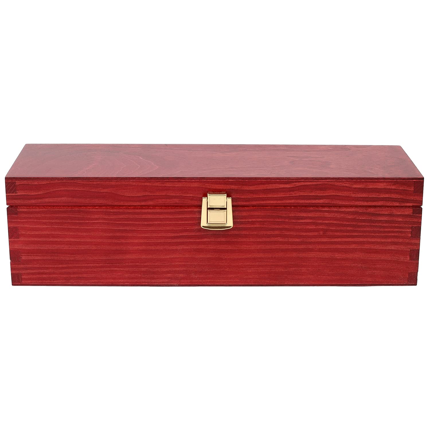 Creative Deco Boîte vin bois 36x11x9,8 cm 1 bouteille