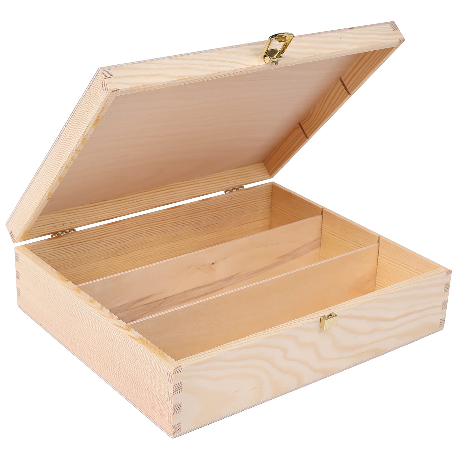 Creative Deco Boîte Vin Bois Texte Souhaité 35 cm Cadeau