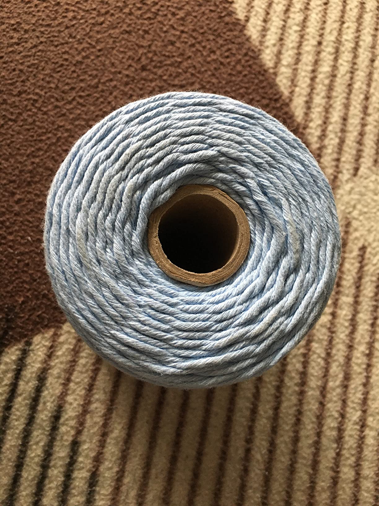 Creative Deco Strings corde macramé 3mm x 200m bleu pastel