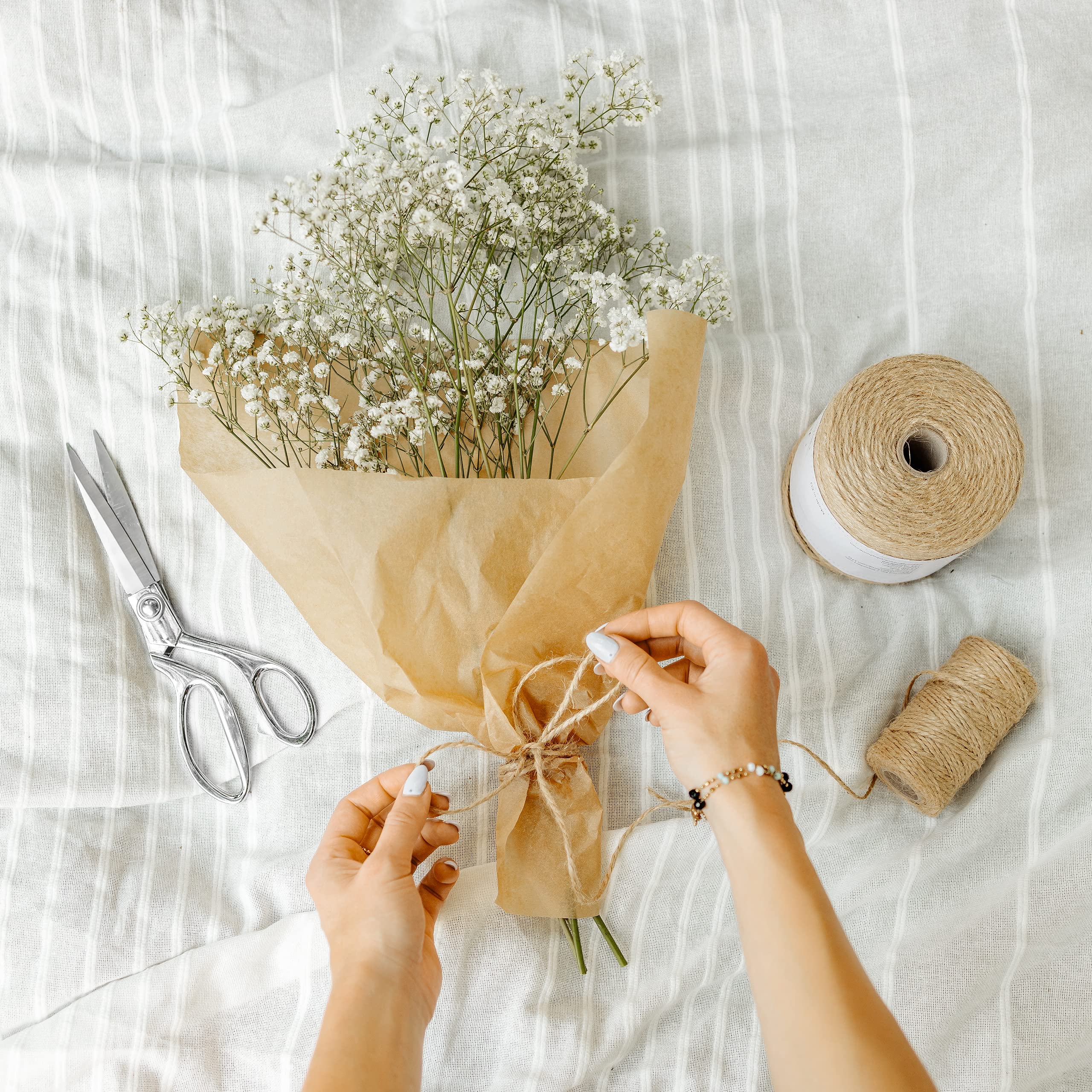 Creative Deco Ficelle jute 3 mm bobine 300 m naturel