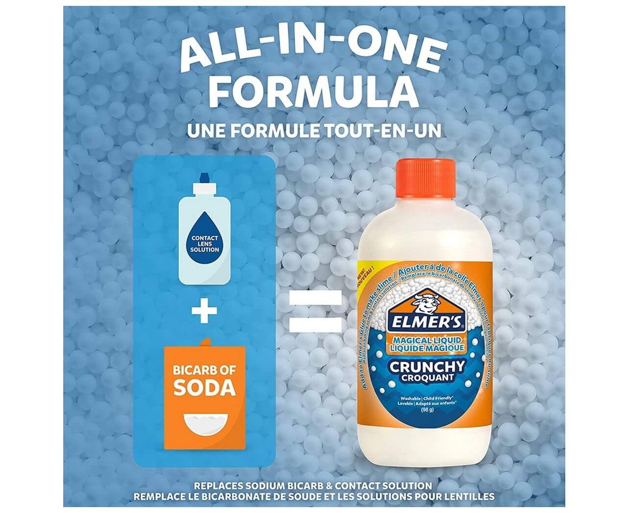 Elmer's Slime Activator liquide magique 98g croquant