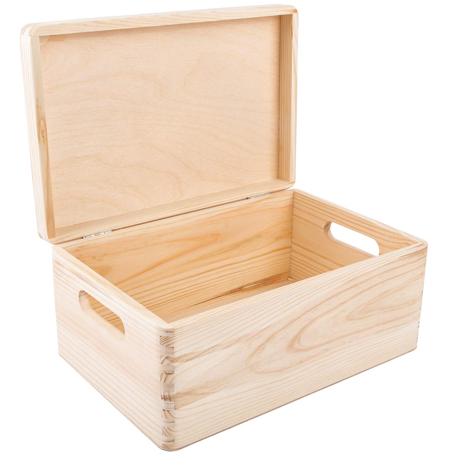 Creative Deco Boîte Bois Baptême Ange Personnalisée 30x20 cm