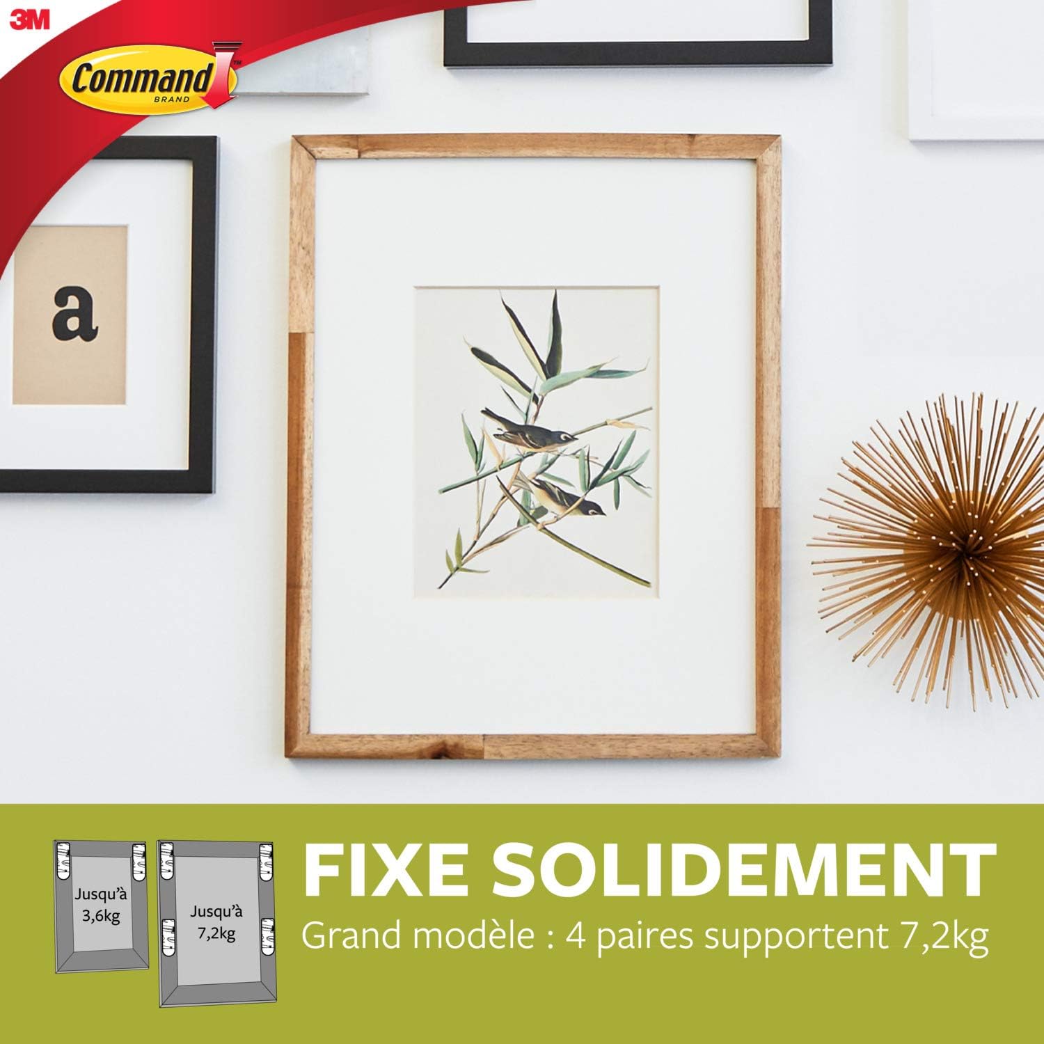 Command Languettes Tableaux Grand Blanc Lot 6x2