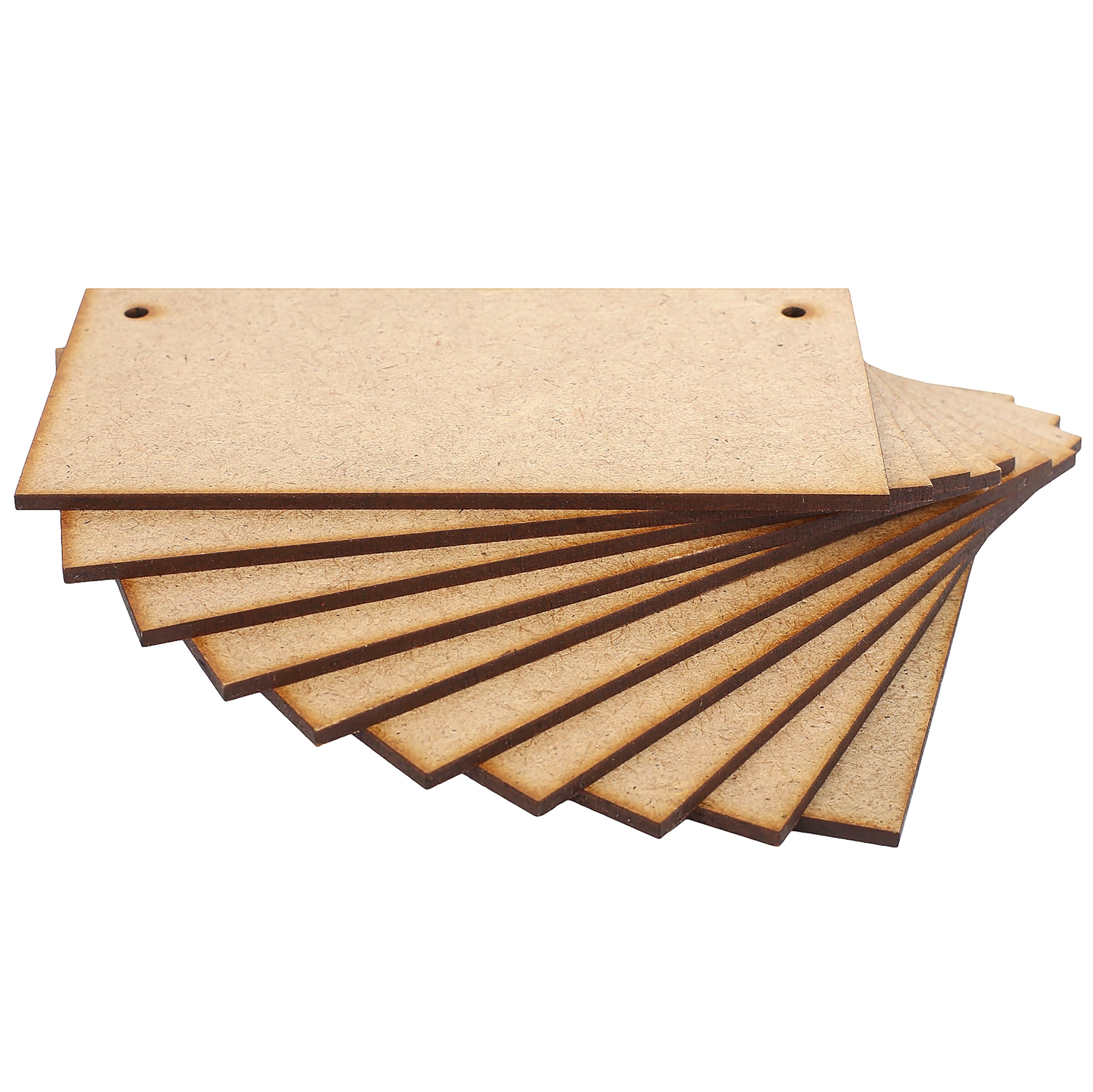 Creative Deco Plaques MDF Rectangulaires 15x8 cm Lot 10 à Peindre