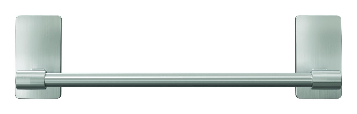 Command porte-serviette nickel satiné 1,3kg sans perçage