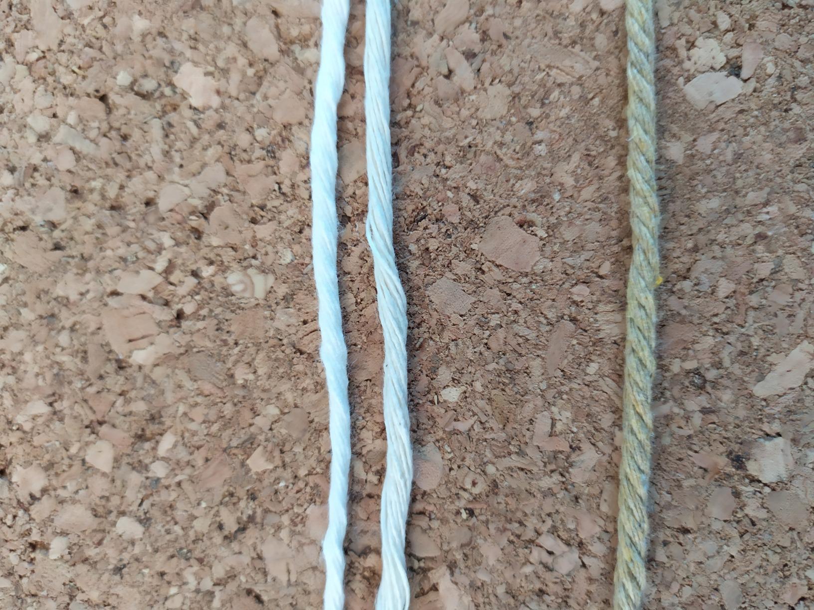 Creative Deco Corde coton blanc 3 mm bobine 300 m