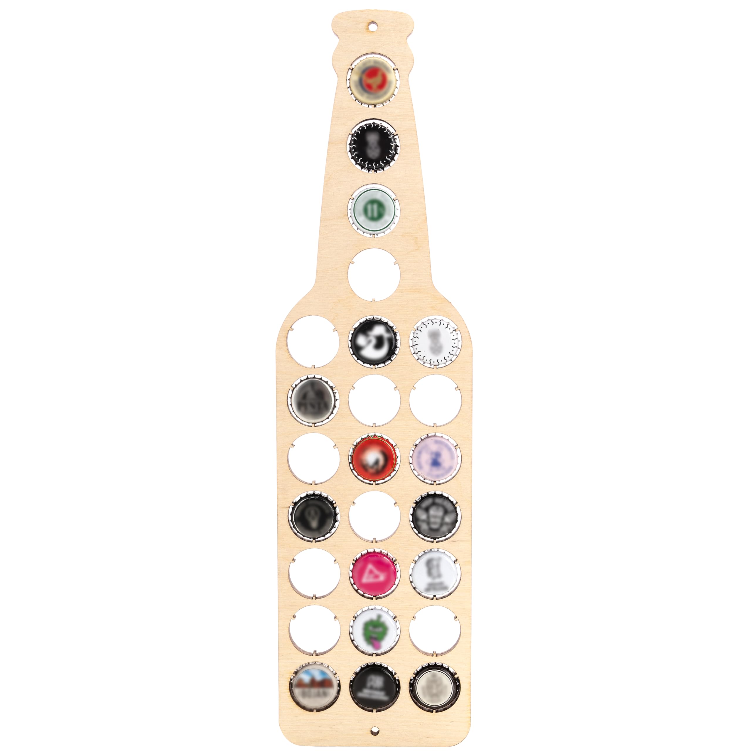 Creative Deco Bouteille Bière Contreplaqué 25 Capsules