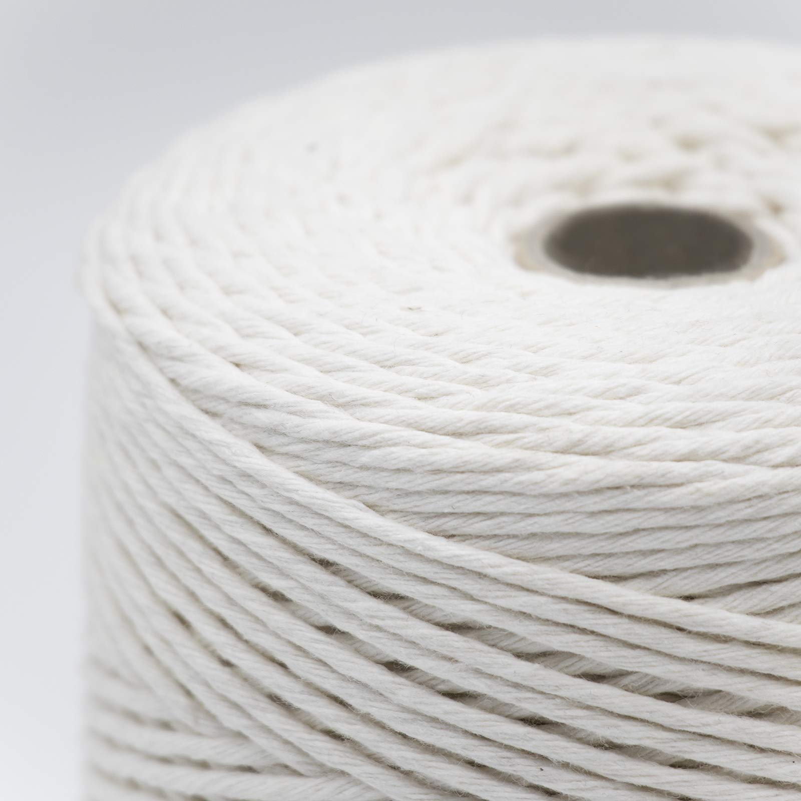 Creative Deco Corde coton blanc 3 mm bobine 300 m