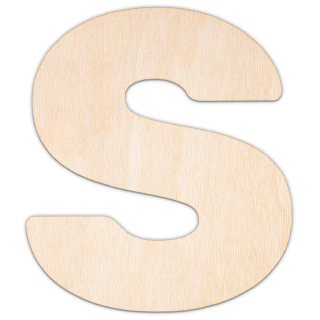 Creative Deco Lettre S lettre bois 3 mm contreplaqué à peindre
