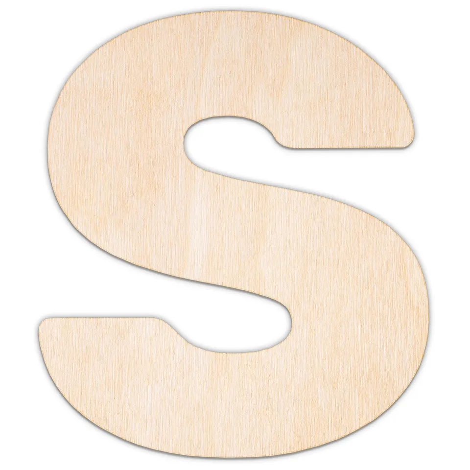 Creative Deco Lettre S lettre bois 3 mm contreplaqué à peindre