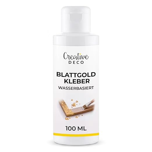 Creative Deco Colle Feuille d'Or 100 ml Transparente