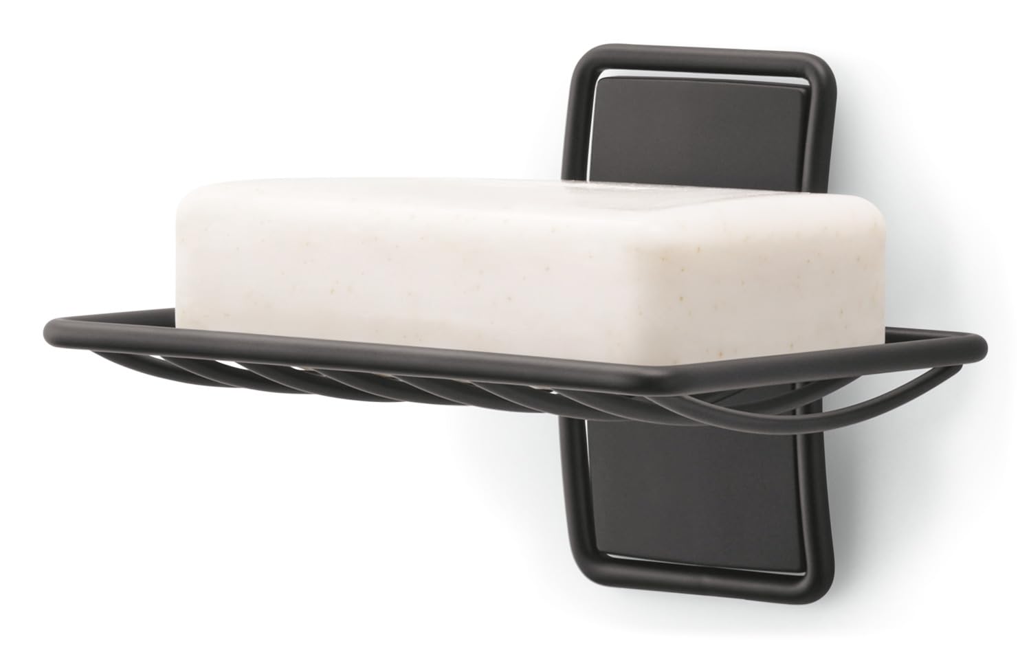Command Porte-savon Noir Mat porte-savon adhésif 900 g