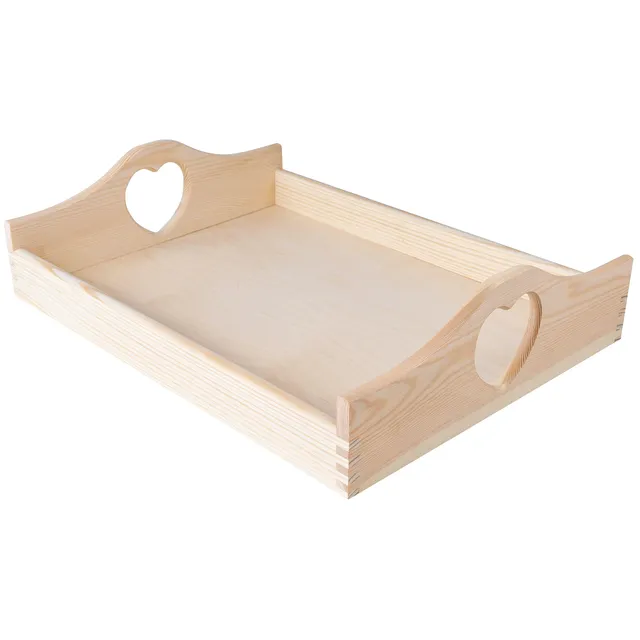 Creative Deco Plateau Bois Service 40x30 cm à Poignées