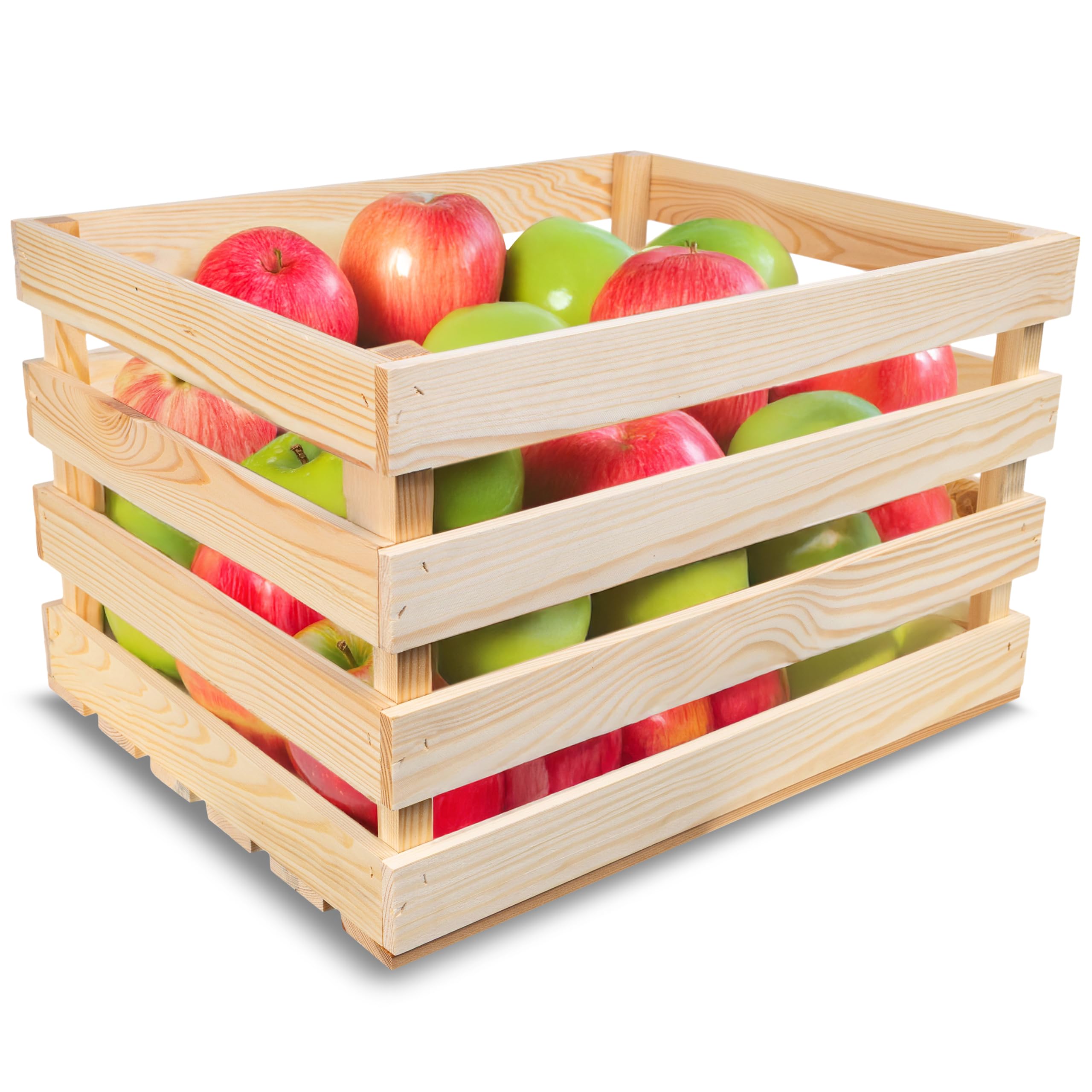 Creative Deco Wood caisse bois 50x40x30 cm pin naturel