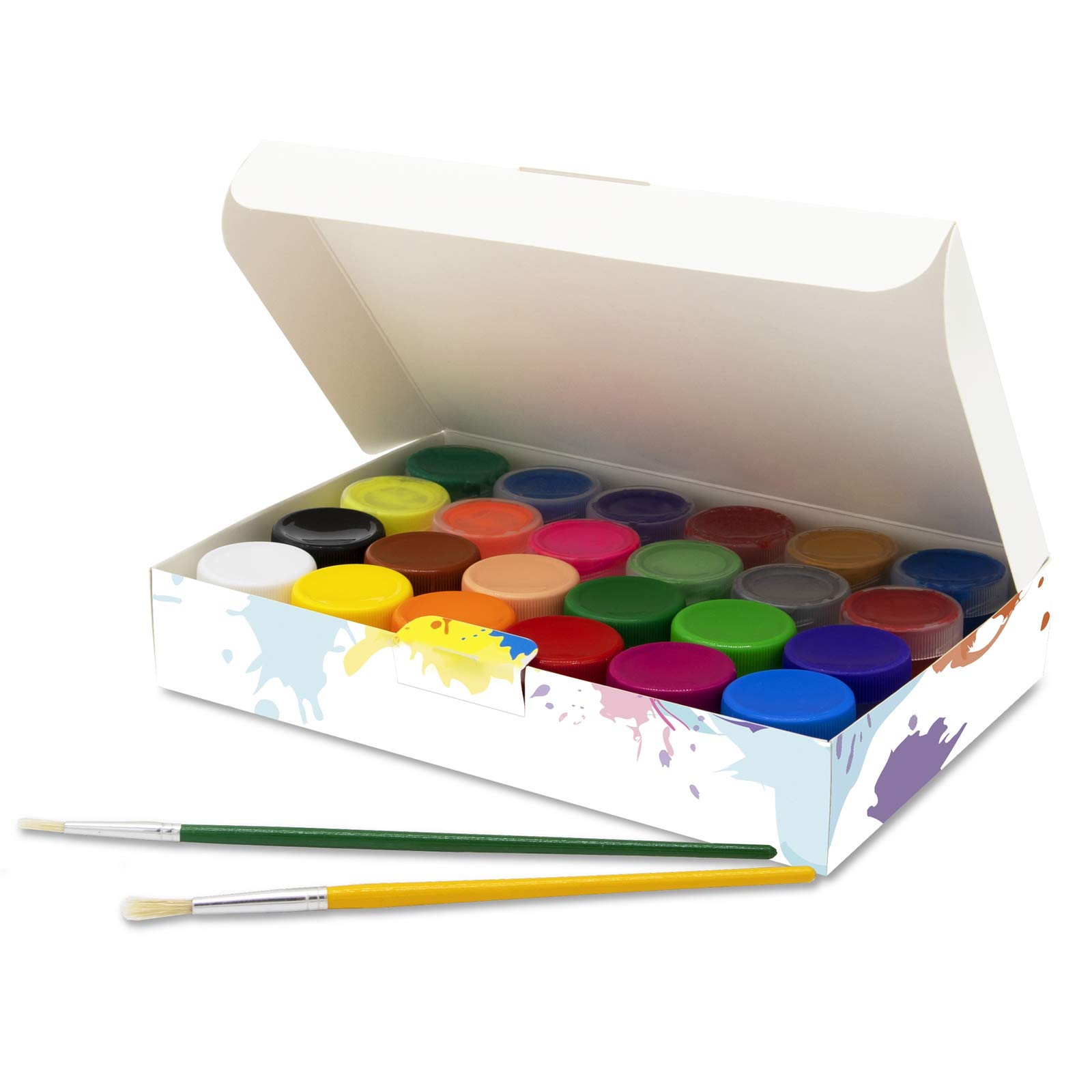 Creative Deco Peinture Enfant Lavable 24x20ml Doigt