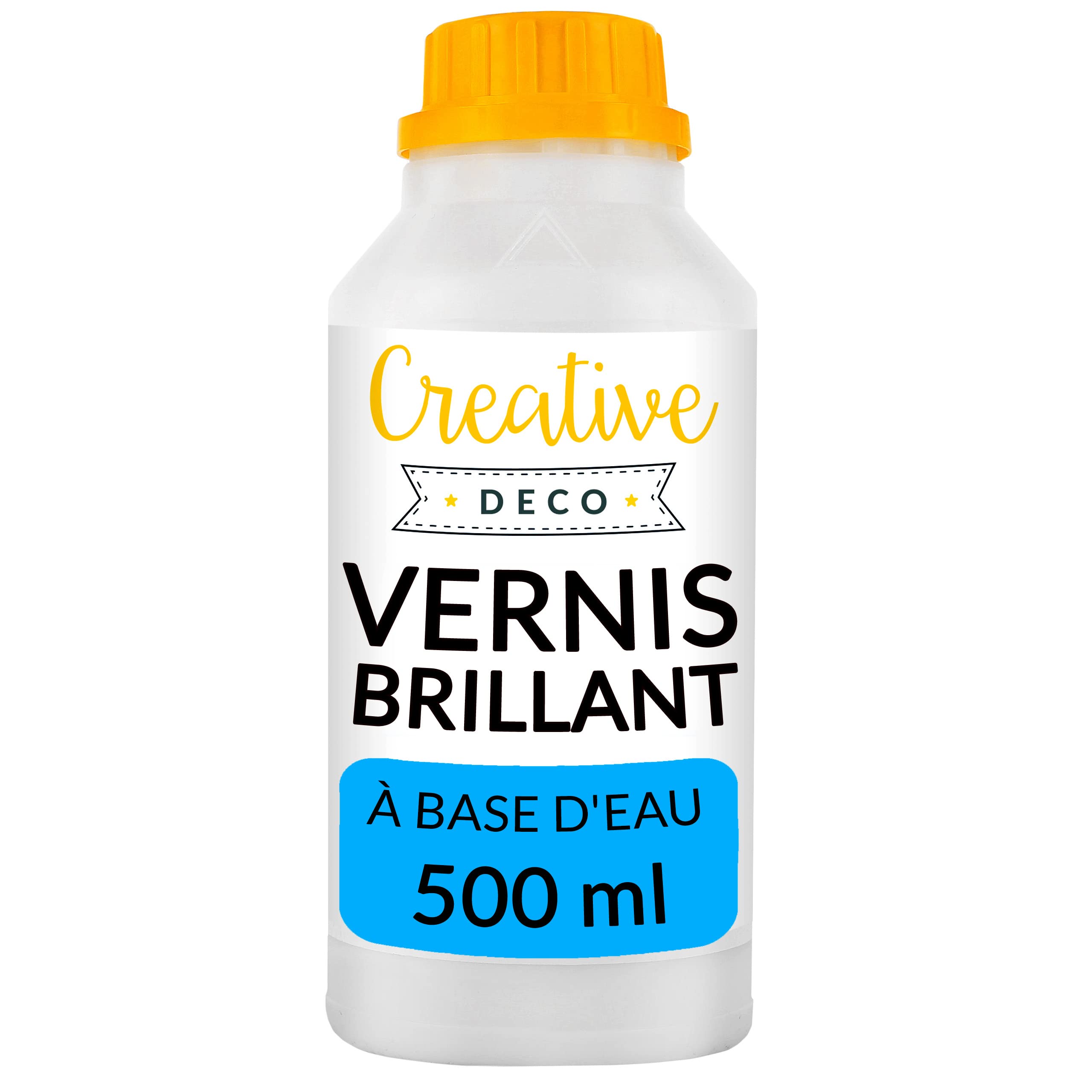 Creative Deco Vernis acrylique brillant 500 ml transparent