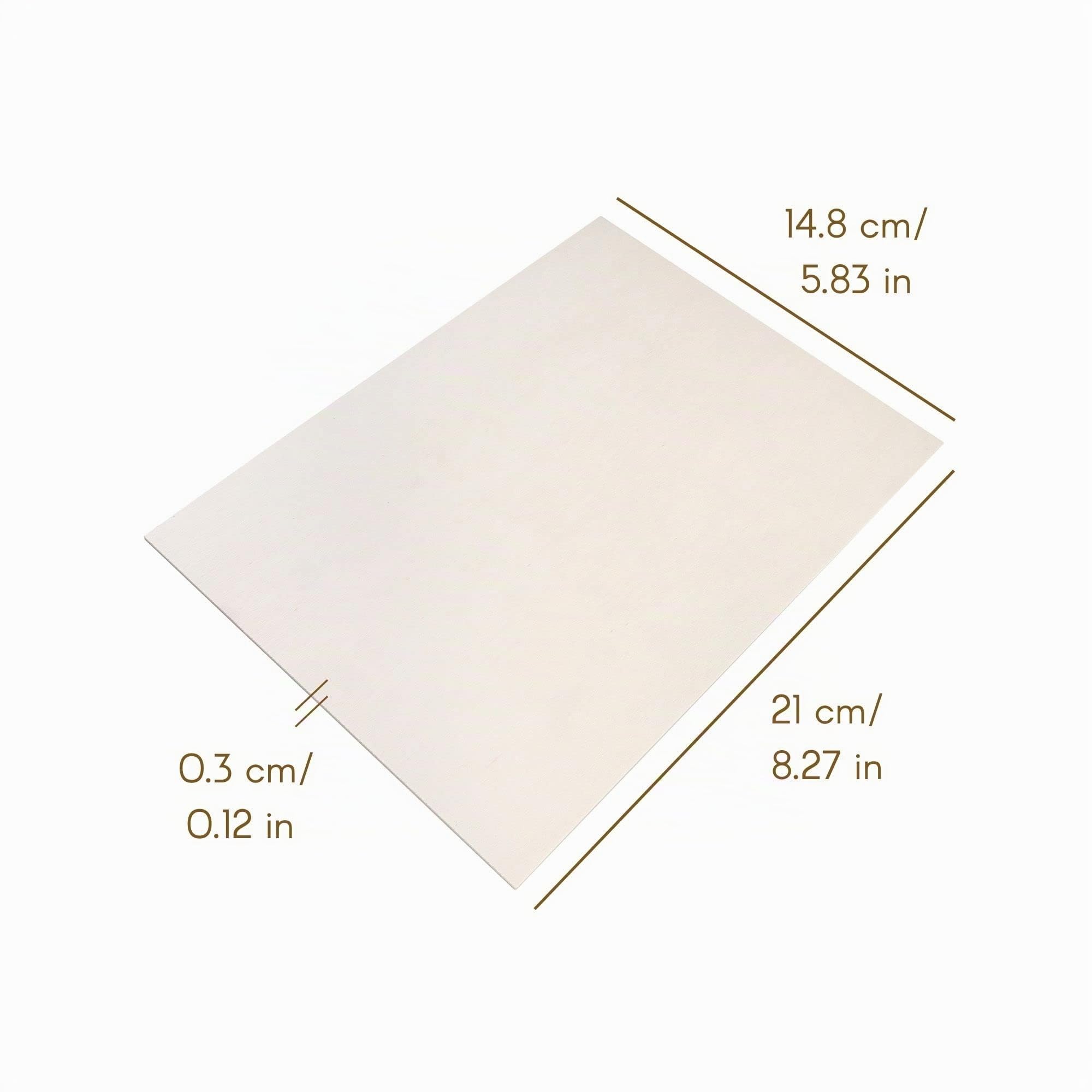 Creative Deco Contreplaqué A5 3mm planche 148x210 lot 10