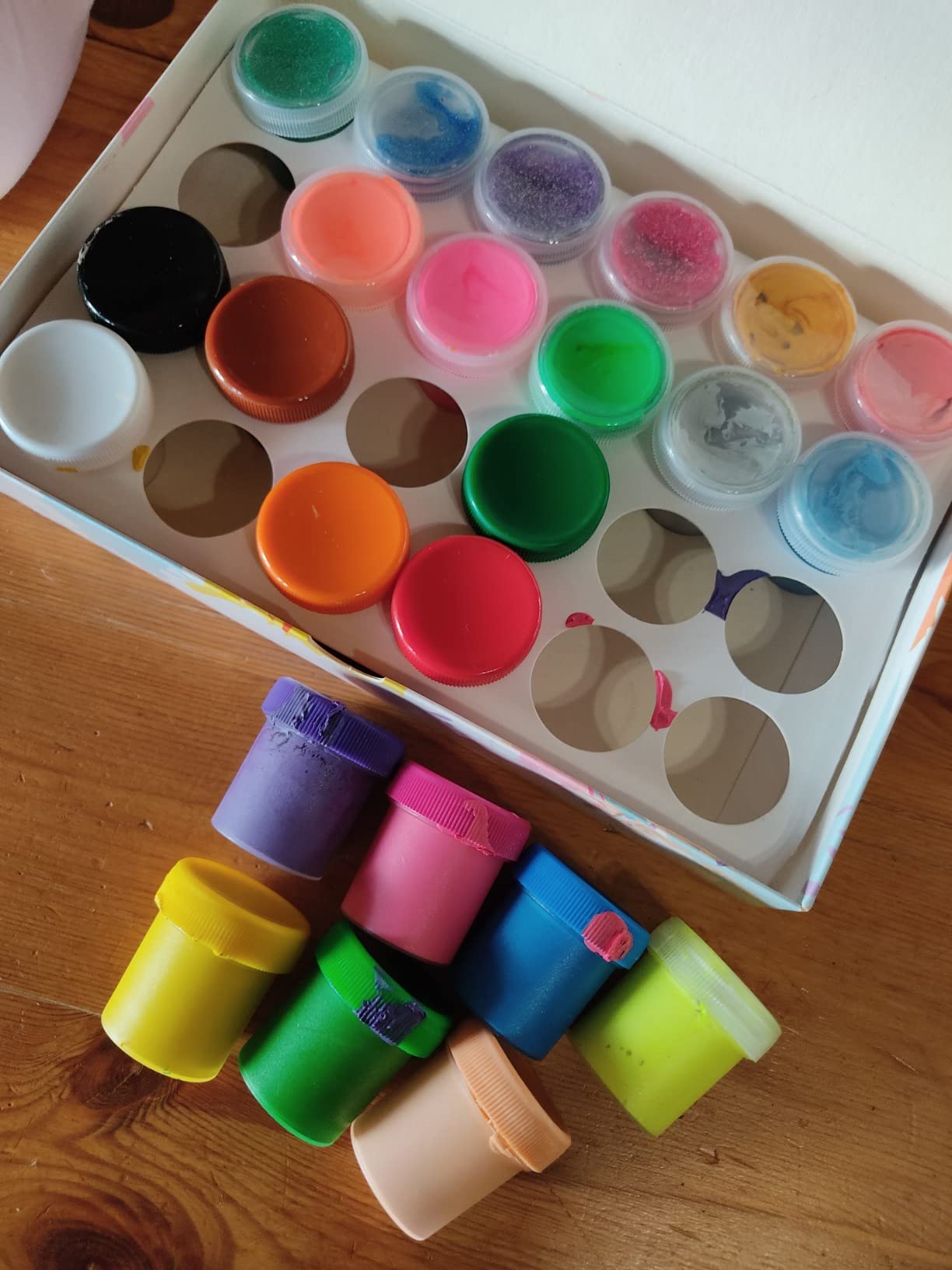 Creative Deco Peinture Enfant Lavable 24x20ml Doigt