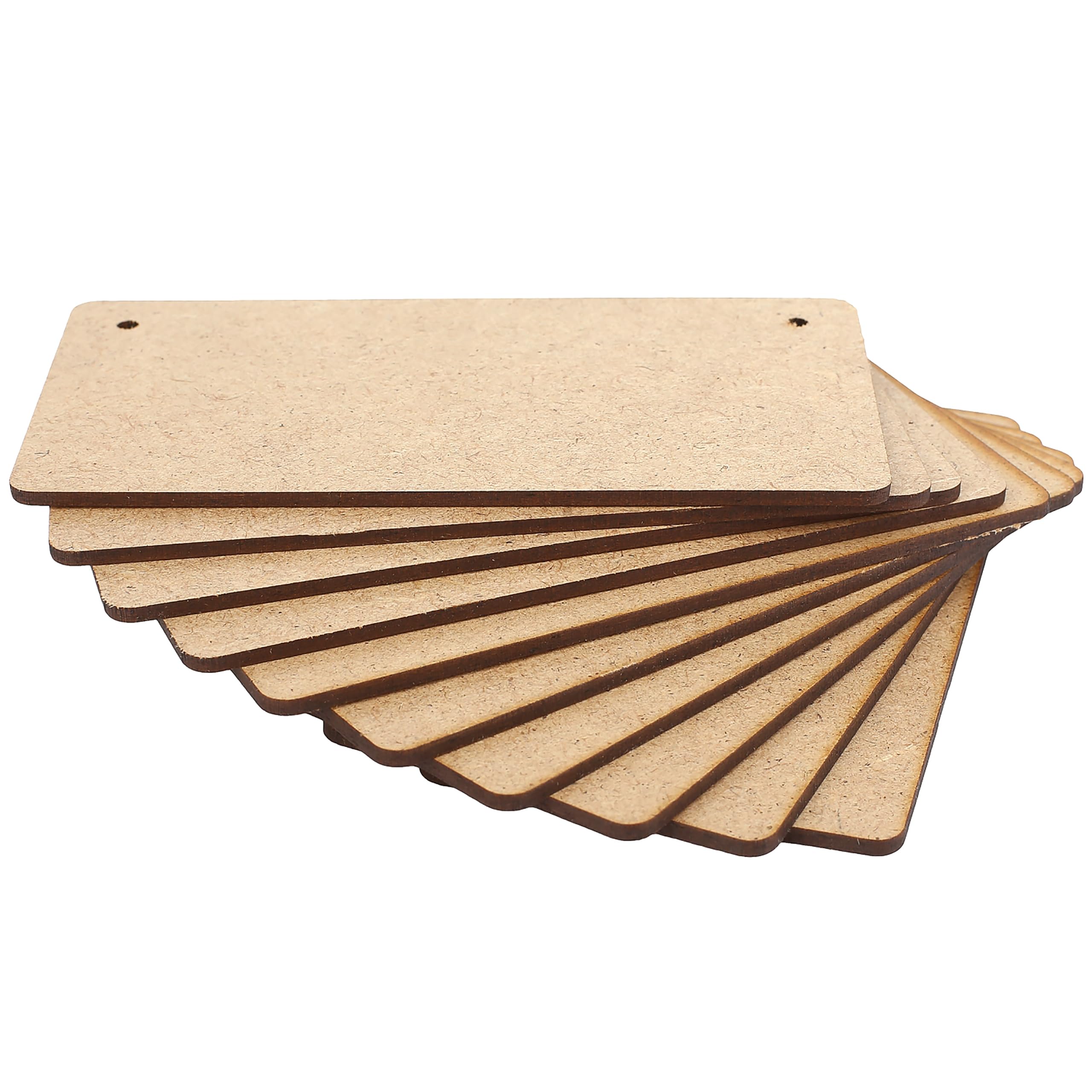 Creative Deco Plaque MDF rectangulaire 15x8 cm lot 10 à peindre