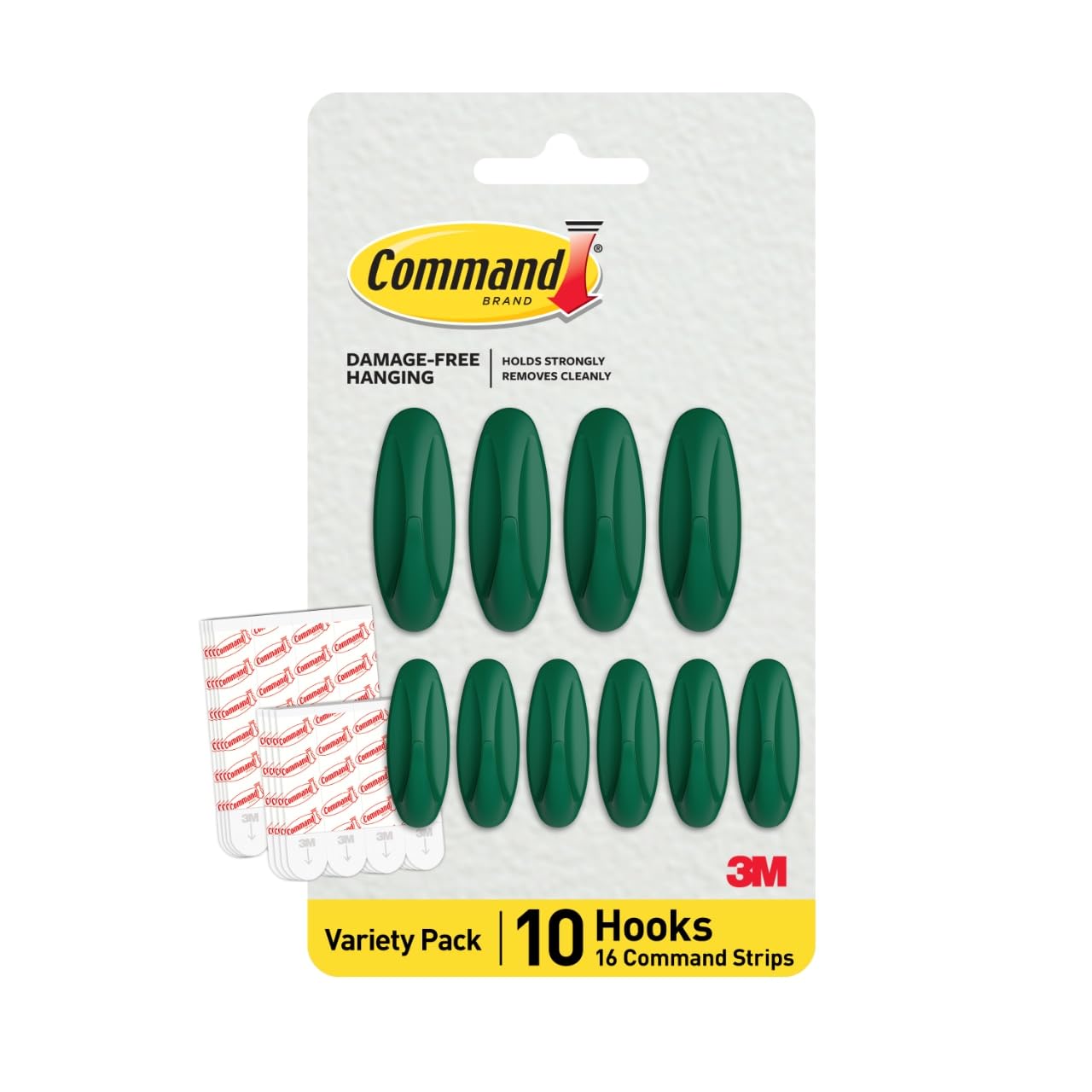 Command Crochets Multi-usages lot 10 pastèque sans perçage