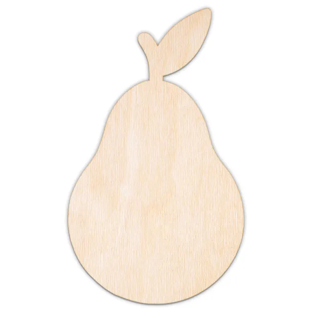 Creative Deco Fruit Bois Poire 3 mm à Peindre