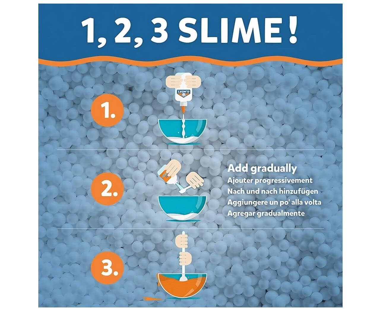 Elmer's Slime Activator liquide magique 98g croquant