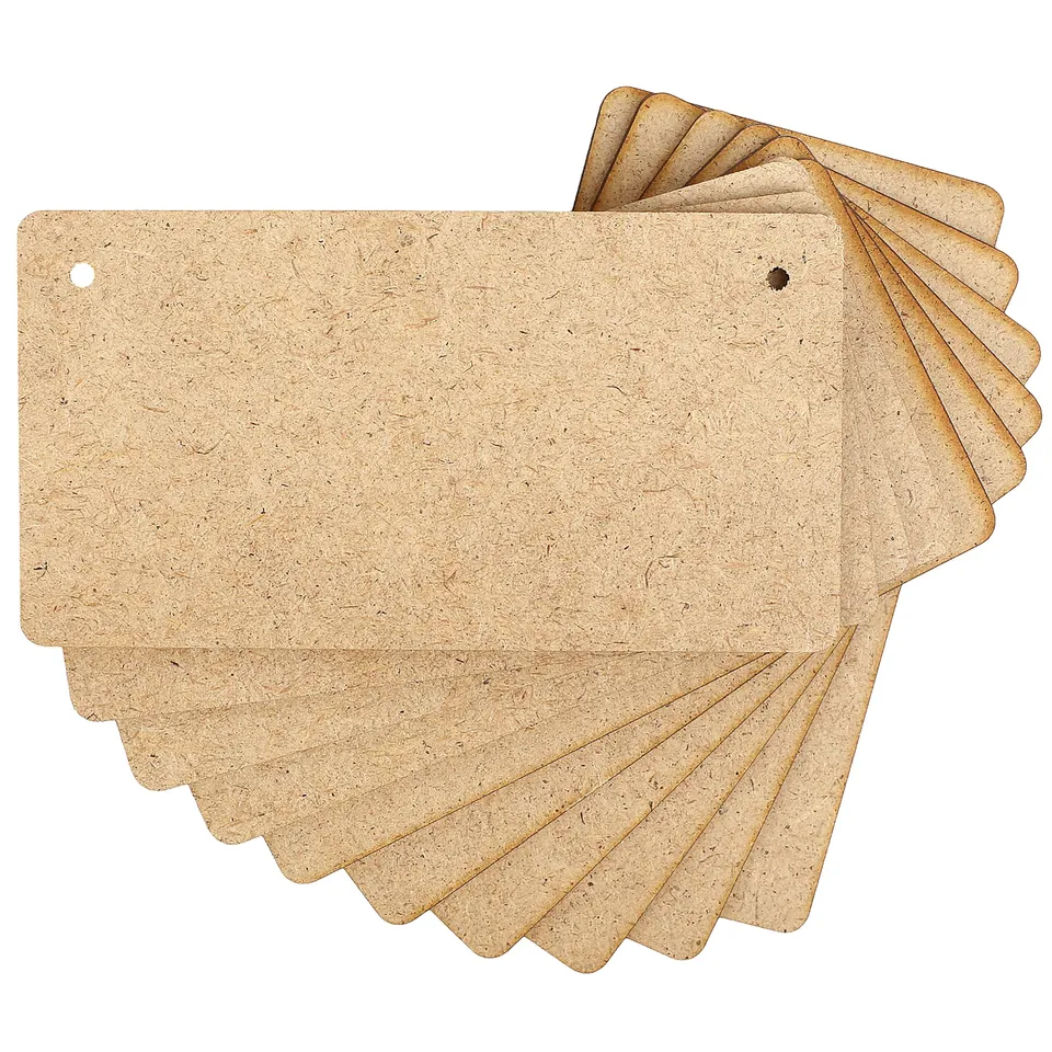 Creative Deco Plaque MDF rectangulaire 15x8 cm lot 10 à peindre