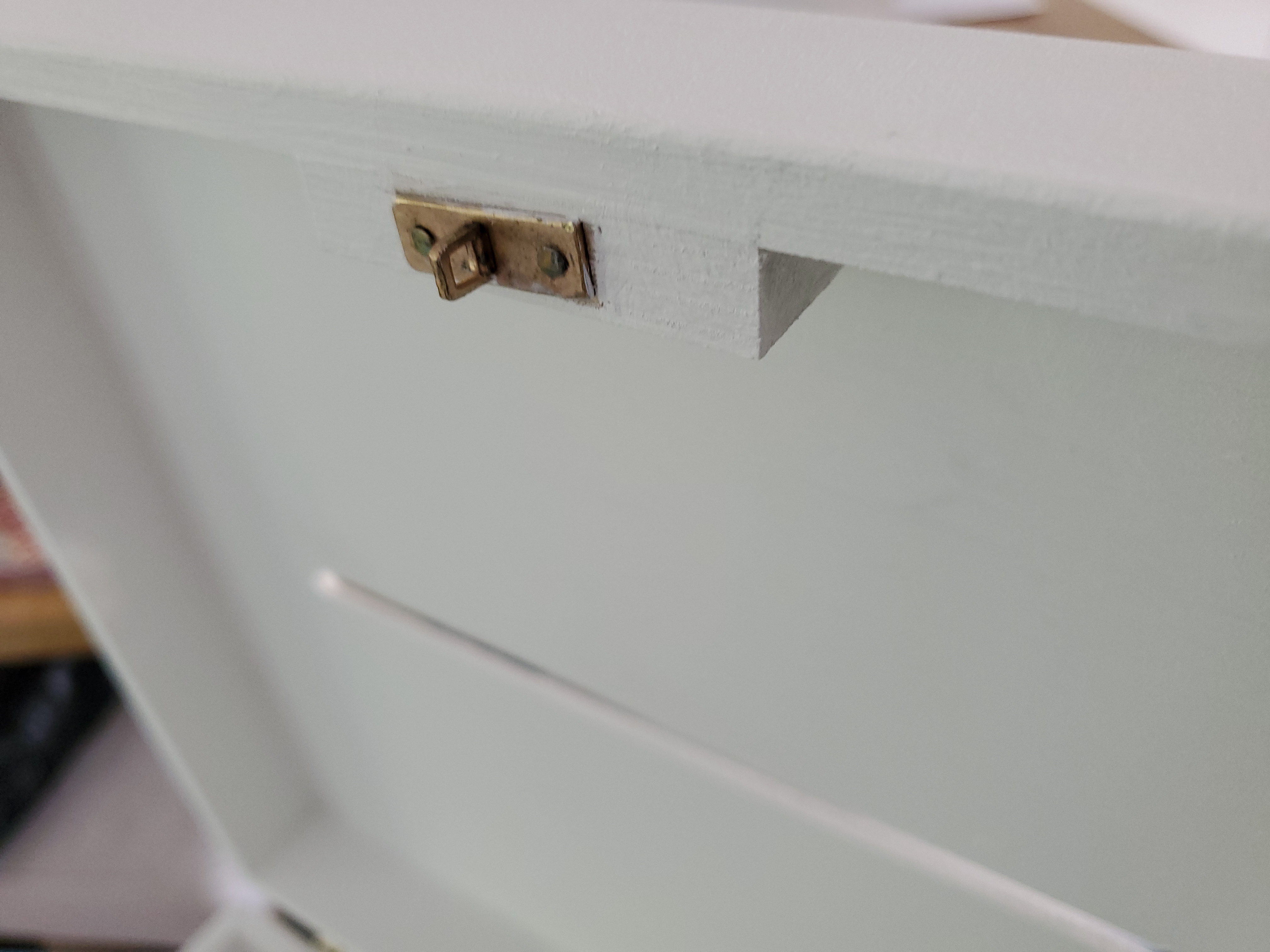 Creative Deco Urne bois 29x25x15 cm couvercle clé naturel