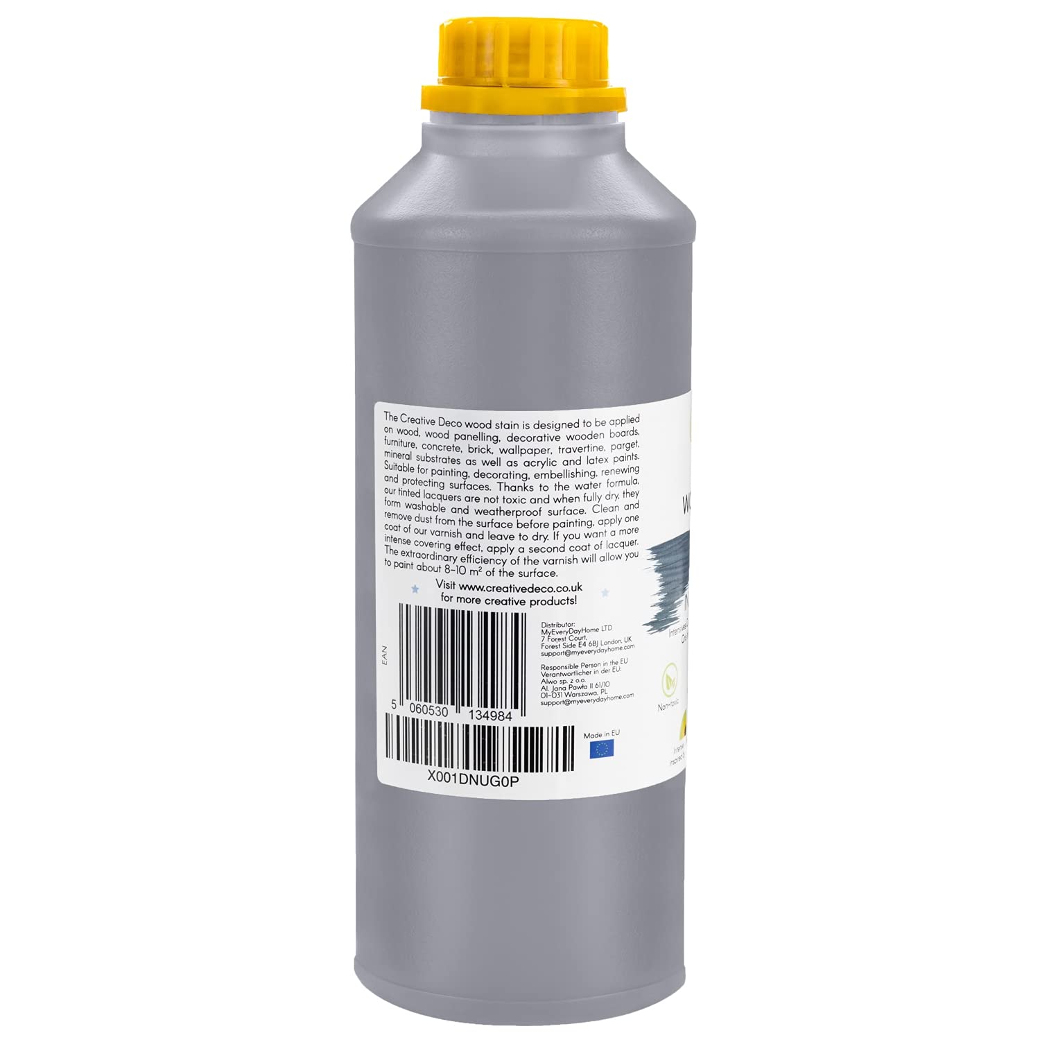 Creative Deco teinte bois gris 1L séchage rapide base eau