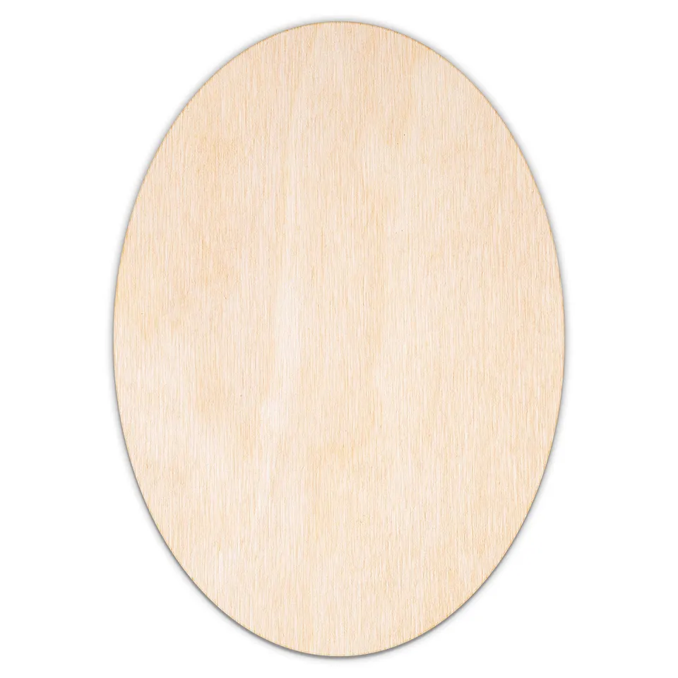 Creative Deco Forme Ovale Bois Contreplaqué 3mm