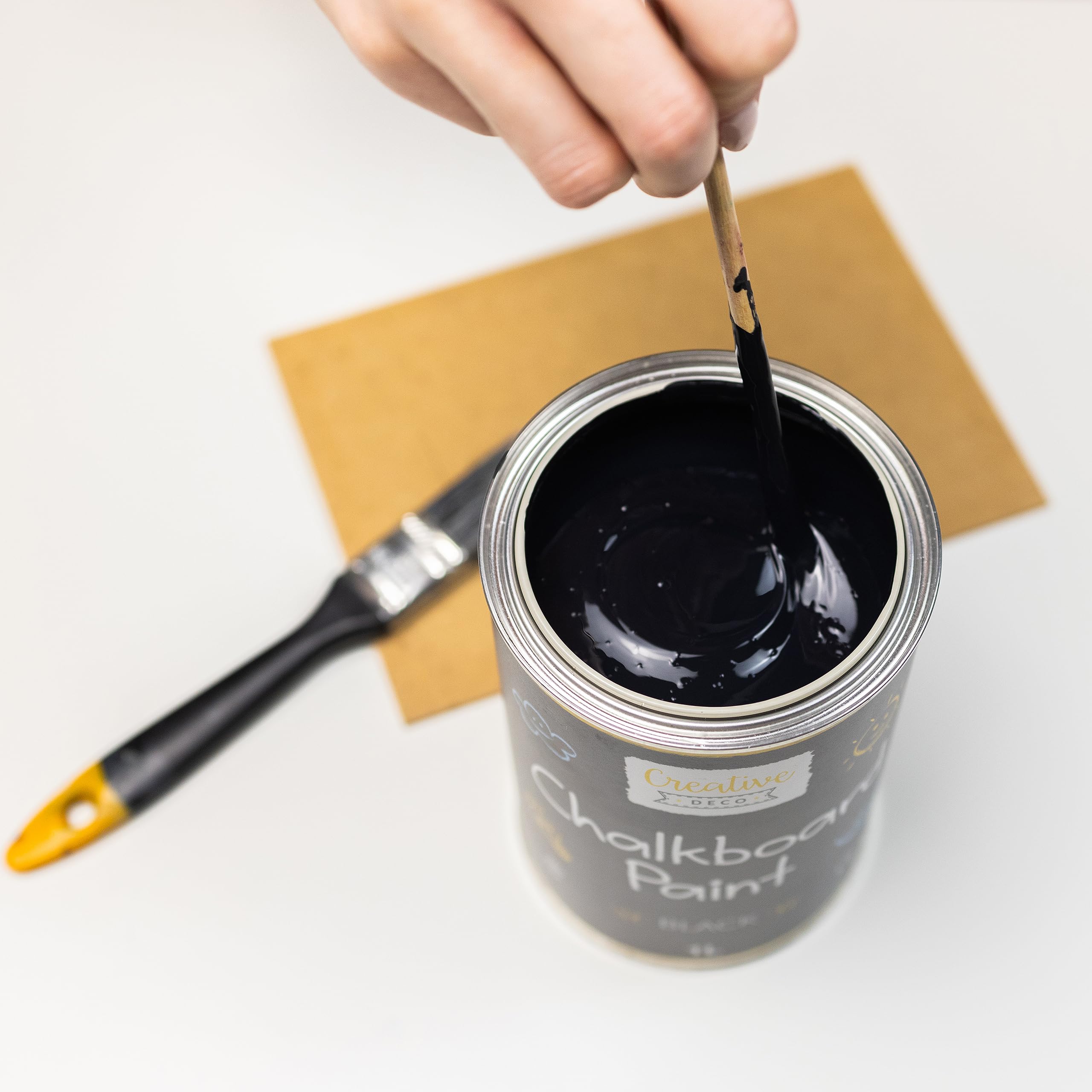 Creative Deco Peinture Ardoise Tableau Noir 1 L mat
