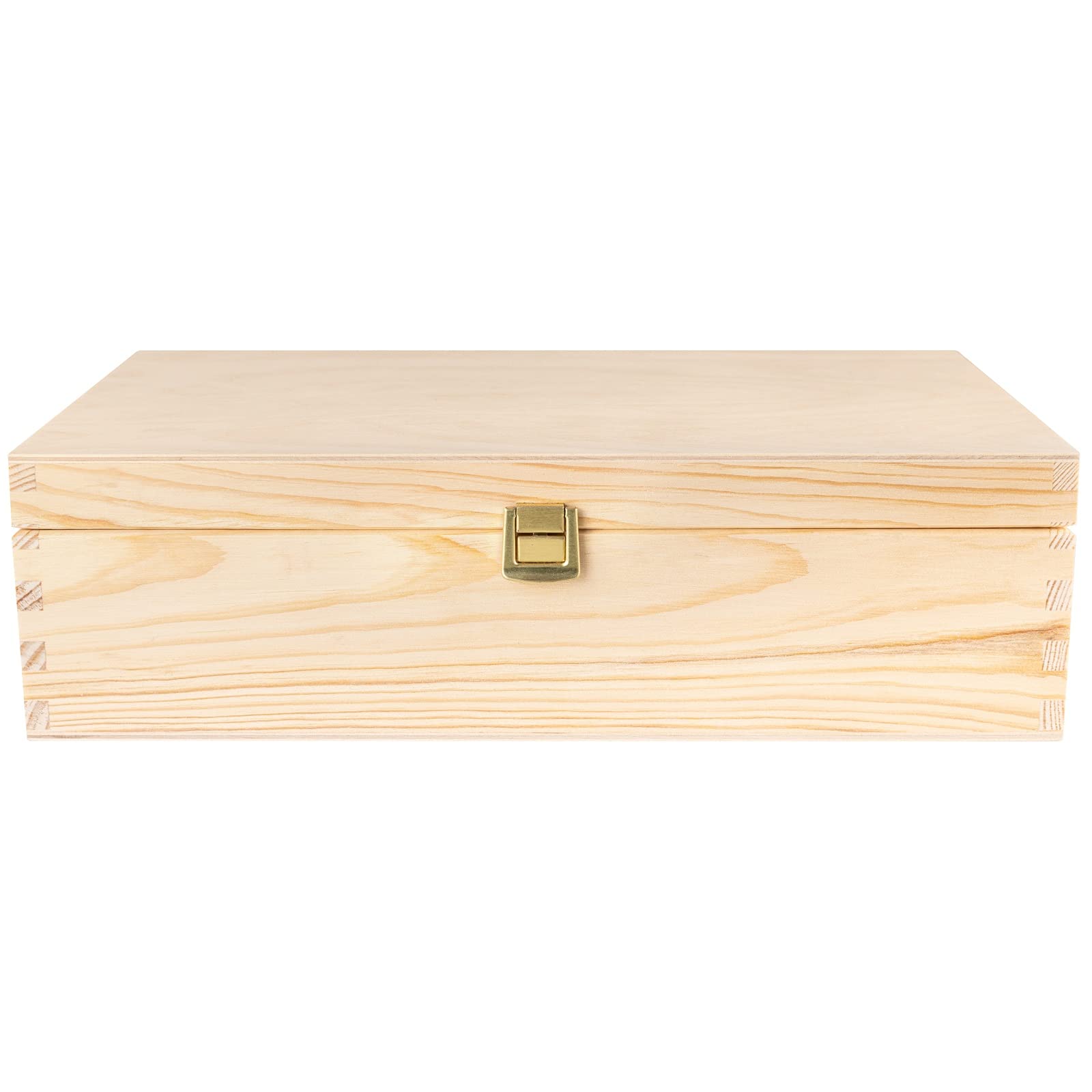 Creative Deco caisse à vin bois 2 bouteilles 35x21x11cm brut