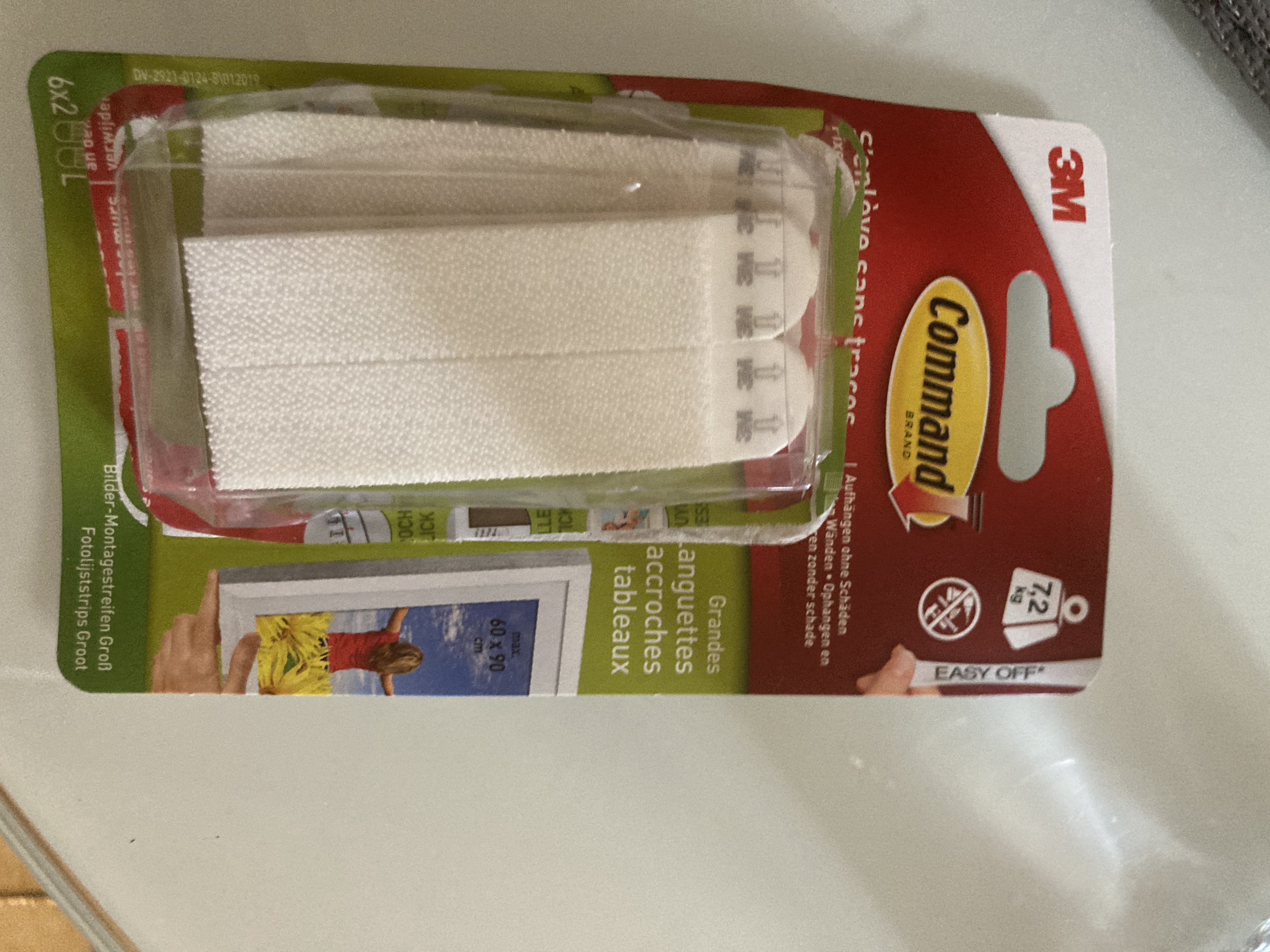 Command Languettes Tableaux Grand Blanc Lot 6x2
