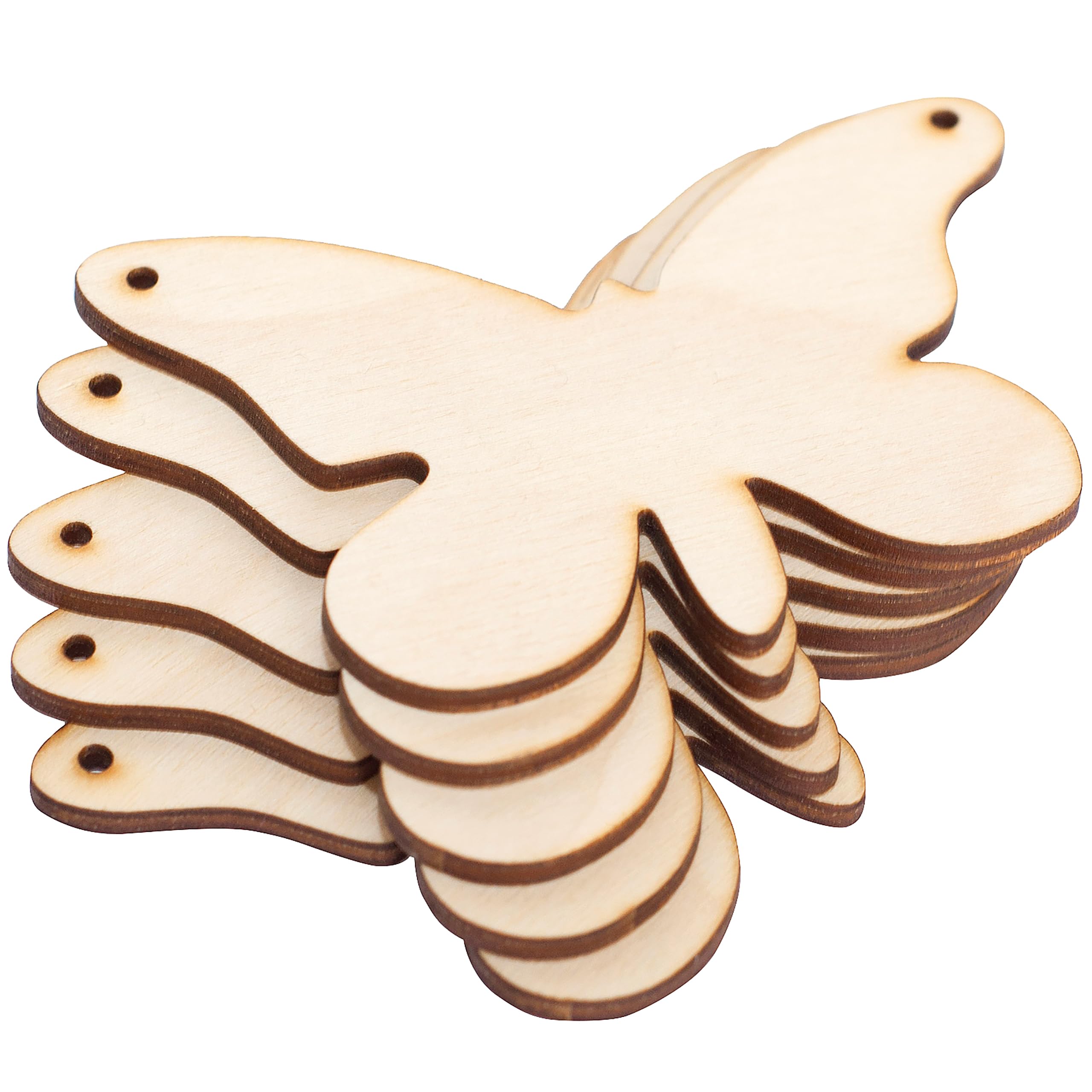 Creative Deco Papillon bois 8,9x5,8 cm lot 10 à peindre
