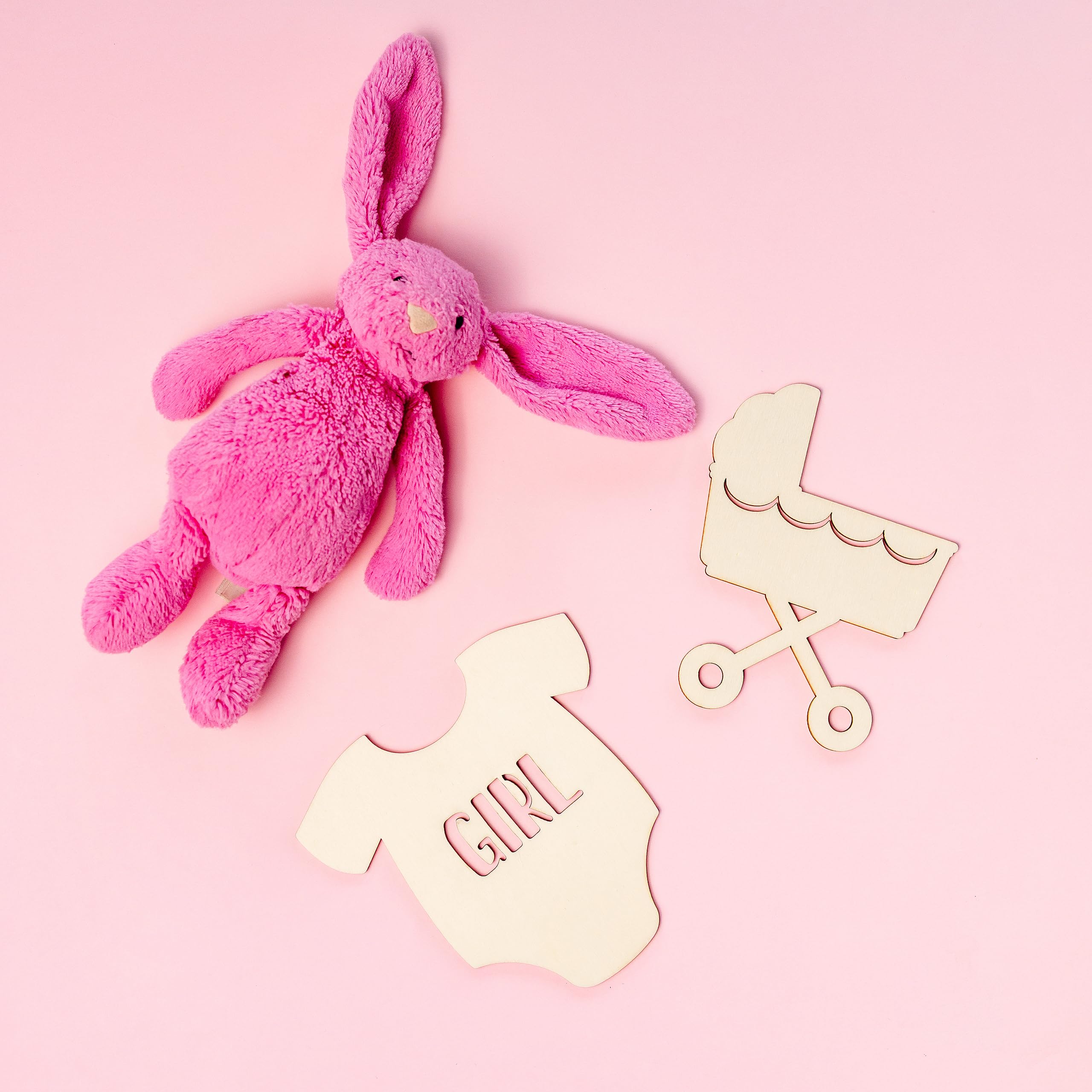 Creative Deco Personalised déco baby shower Bienvenue Bébé bois