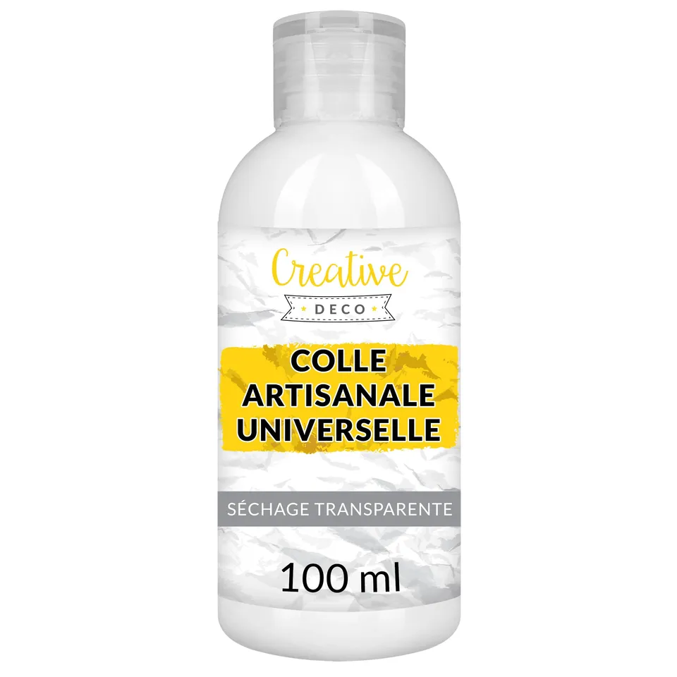Creative Deco Colle Liquide PVA Blanche 100 ml Universelle