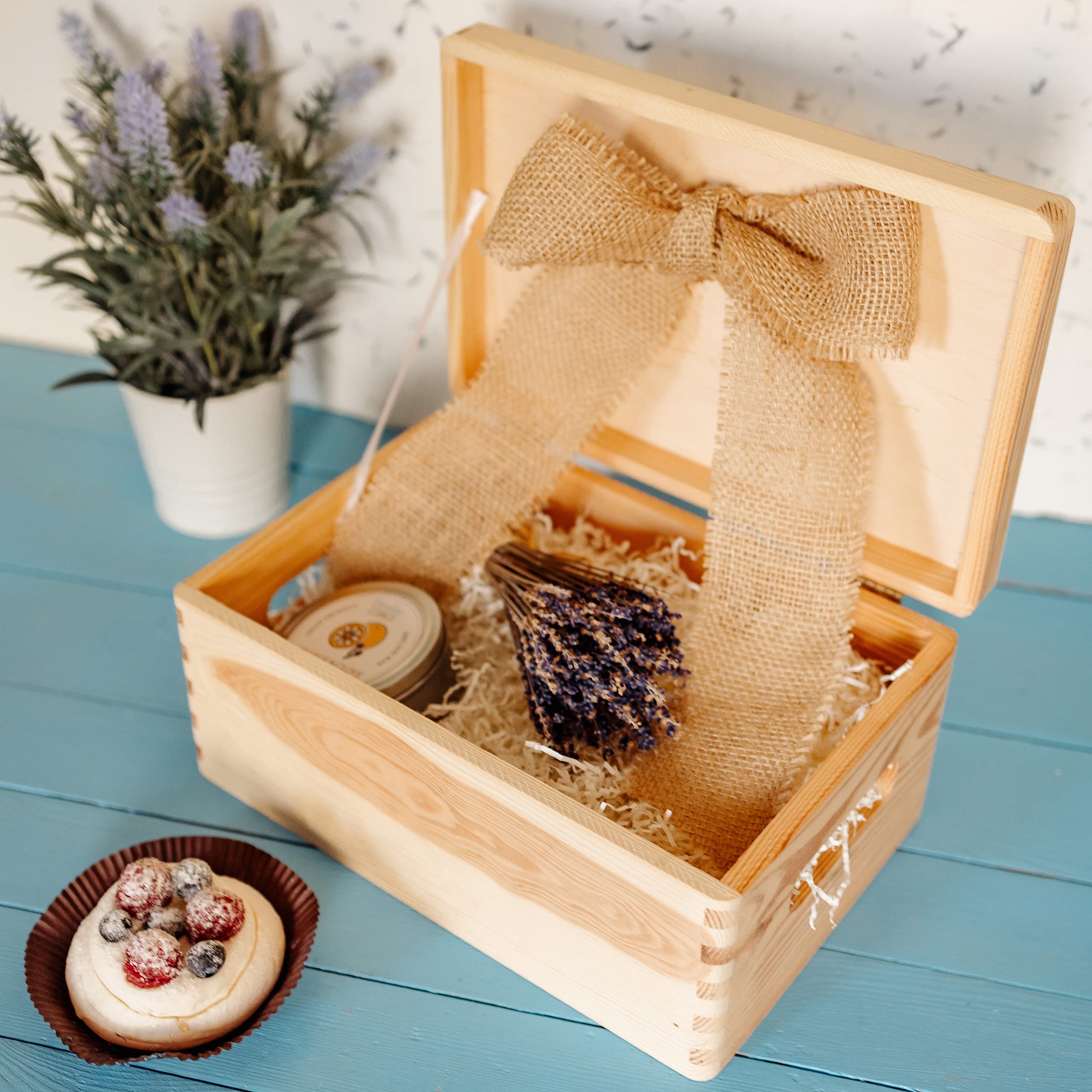 Creative Deco Personnalisée Boîte Bois 30x20x14 Jour du Nom