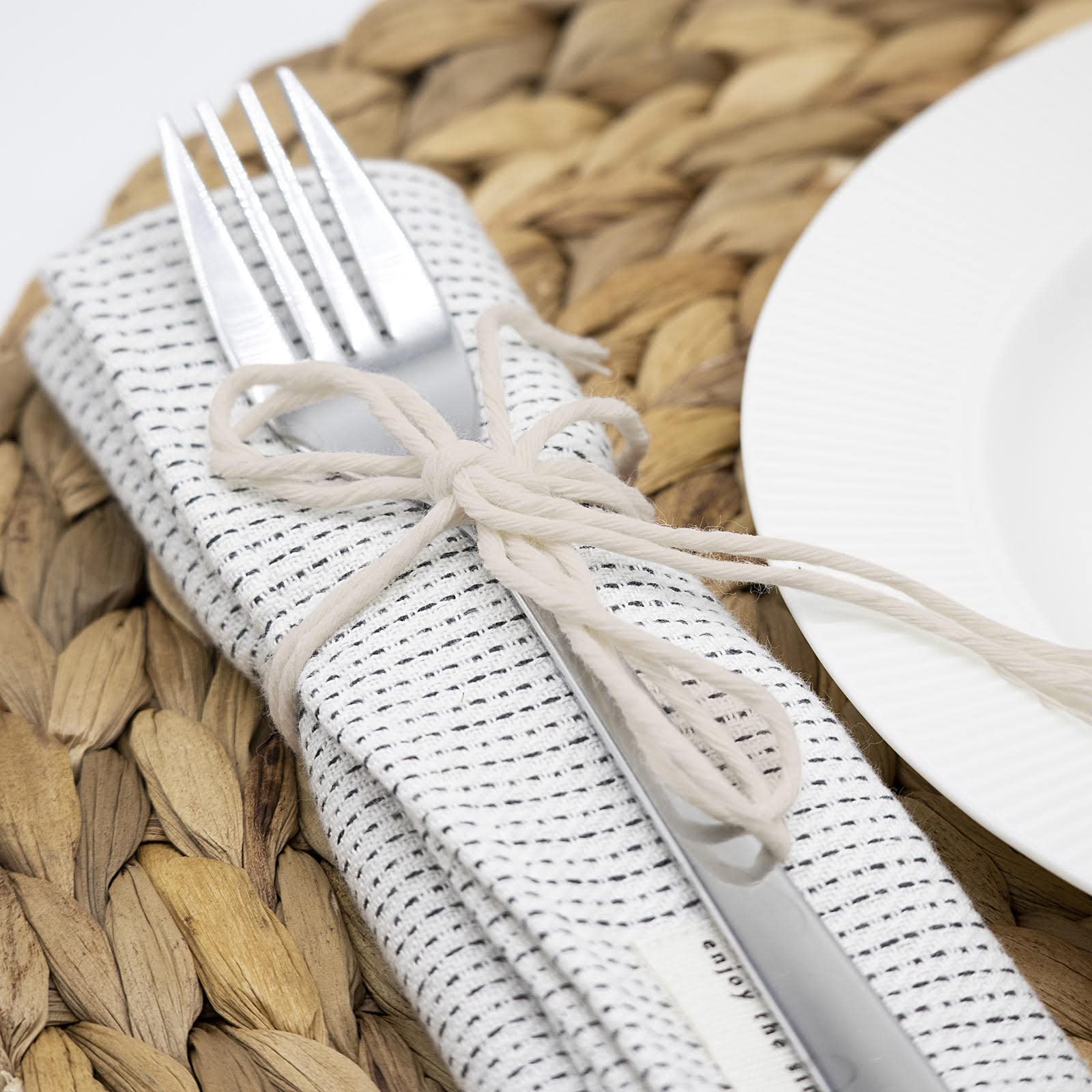 Creative Deco Corde macramé coton beige 3 mm x 300 m ficelle