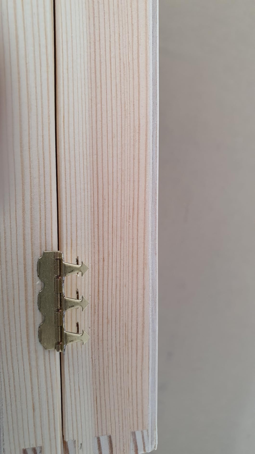 Creative Deco Wood boîte bois beige A4 34x25,3x5,3 cm