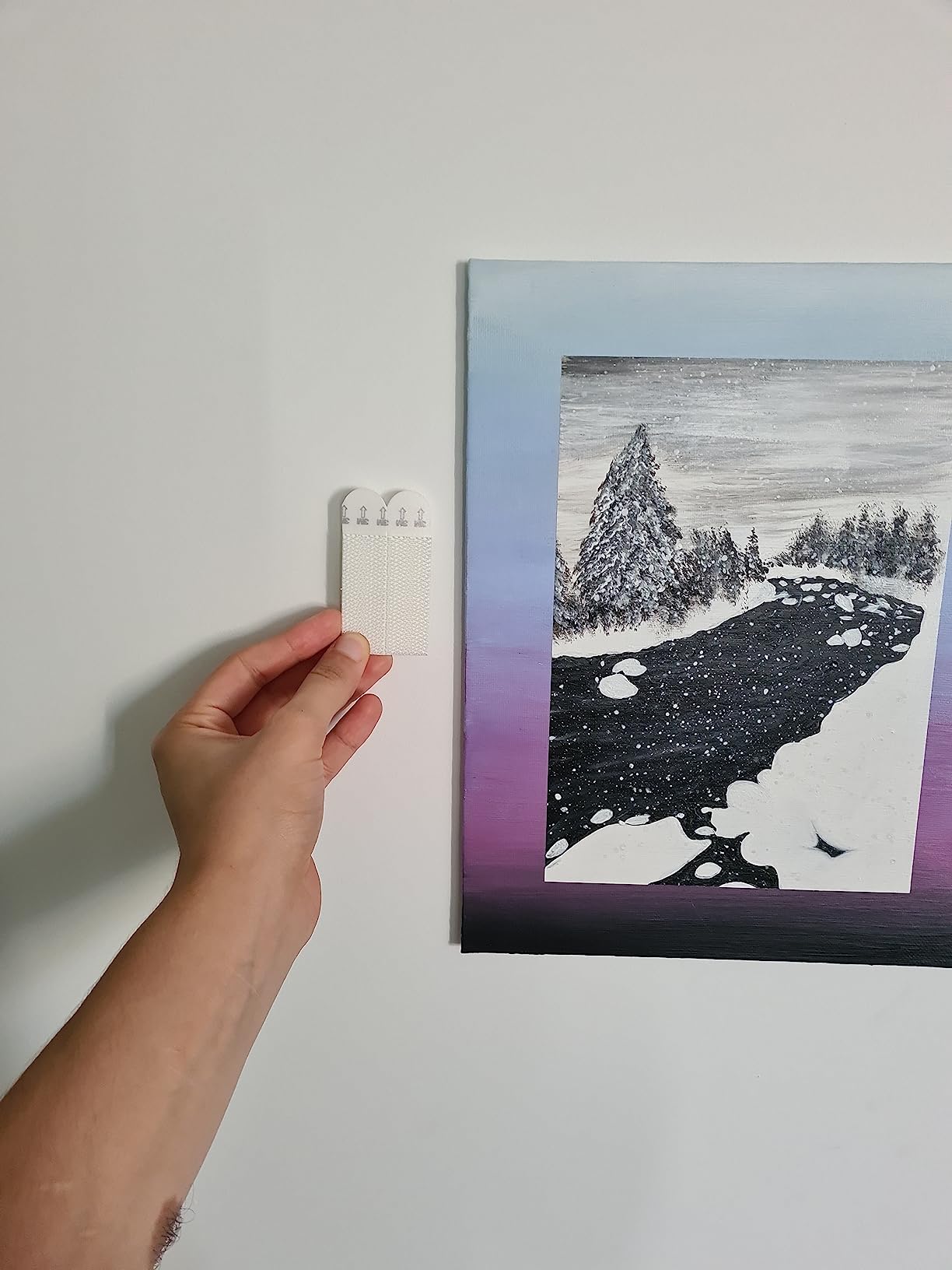 Command Languettes Tableaux Petit Blanc 8x2 Sans Perçage