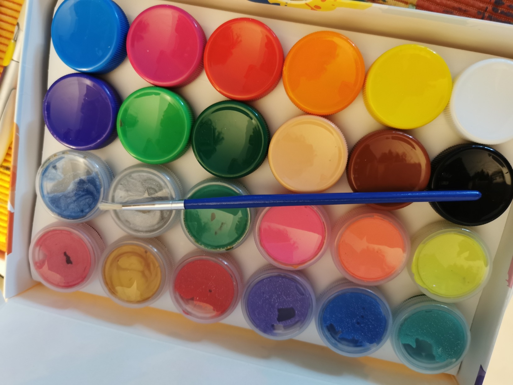 Creative Deco Peinture Enfant Lavable 24x20ml Doigt