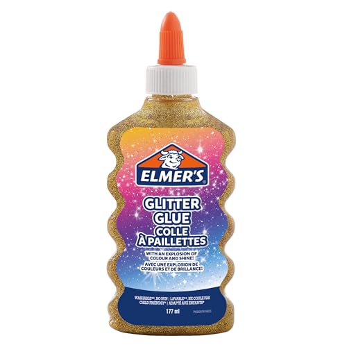 Elmer's Colle Pailletée Or 177ml Lavable Enfant