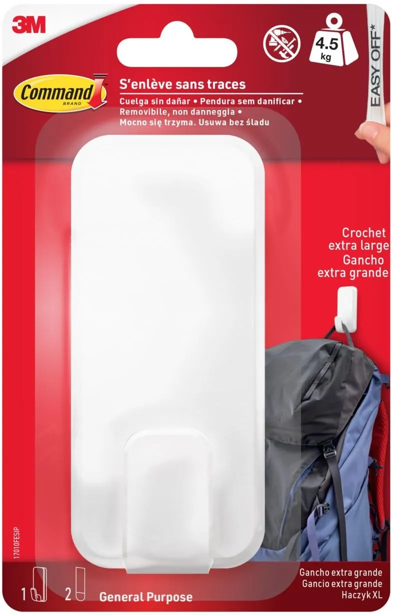 Command Crochet XL blanc 4,5 kg +2 languettes