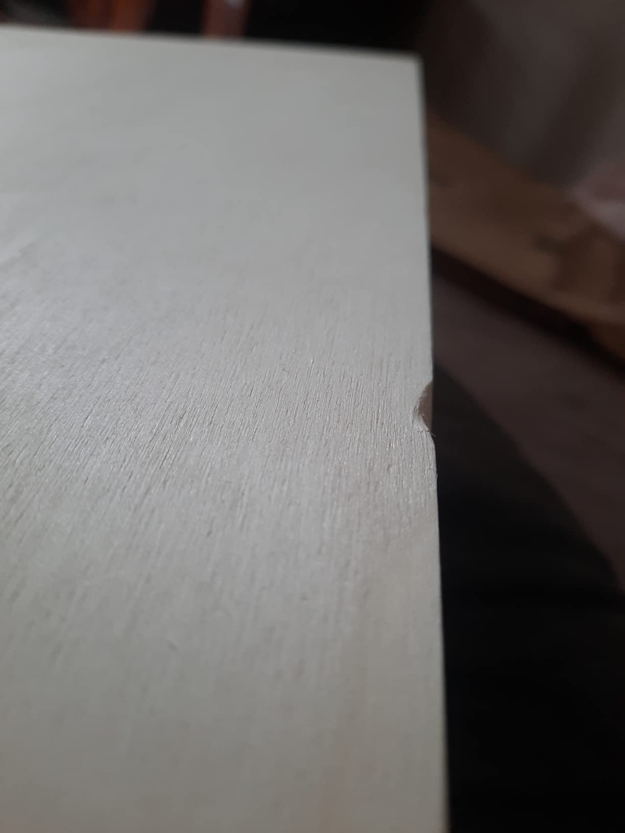Creative Deco Wood boîte bois beige A4 34x25,3x5,3 cm