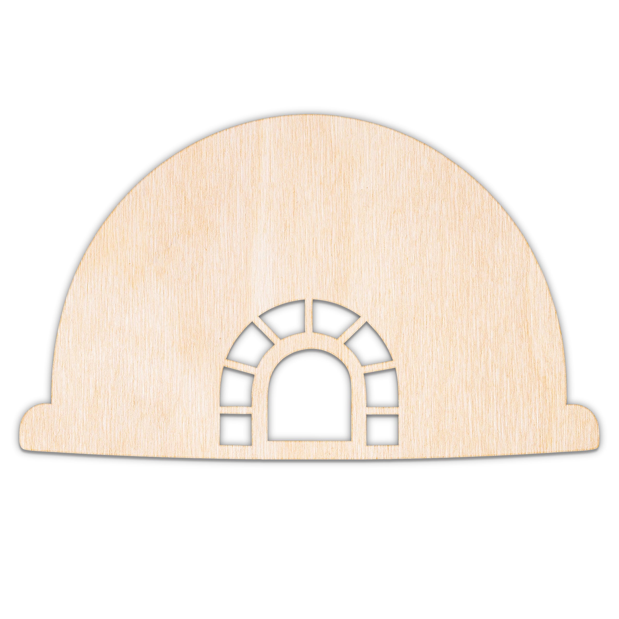 Creative Deco Igloo forme bois contreplaqué 3 mm à peindre